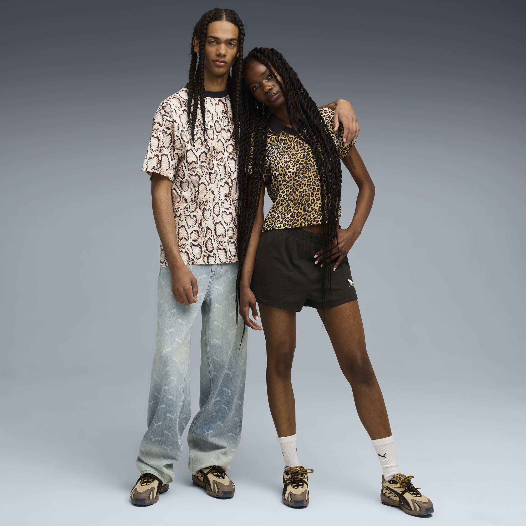 A$AP ROCKY x PUMA Inhale sneakers uniseks, Roze/Zwart/Bruin, Maat 42 thumbnail 8