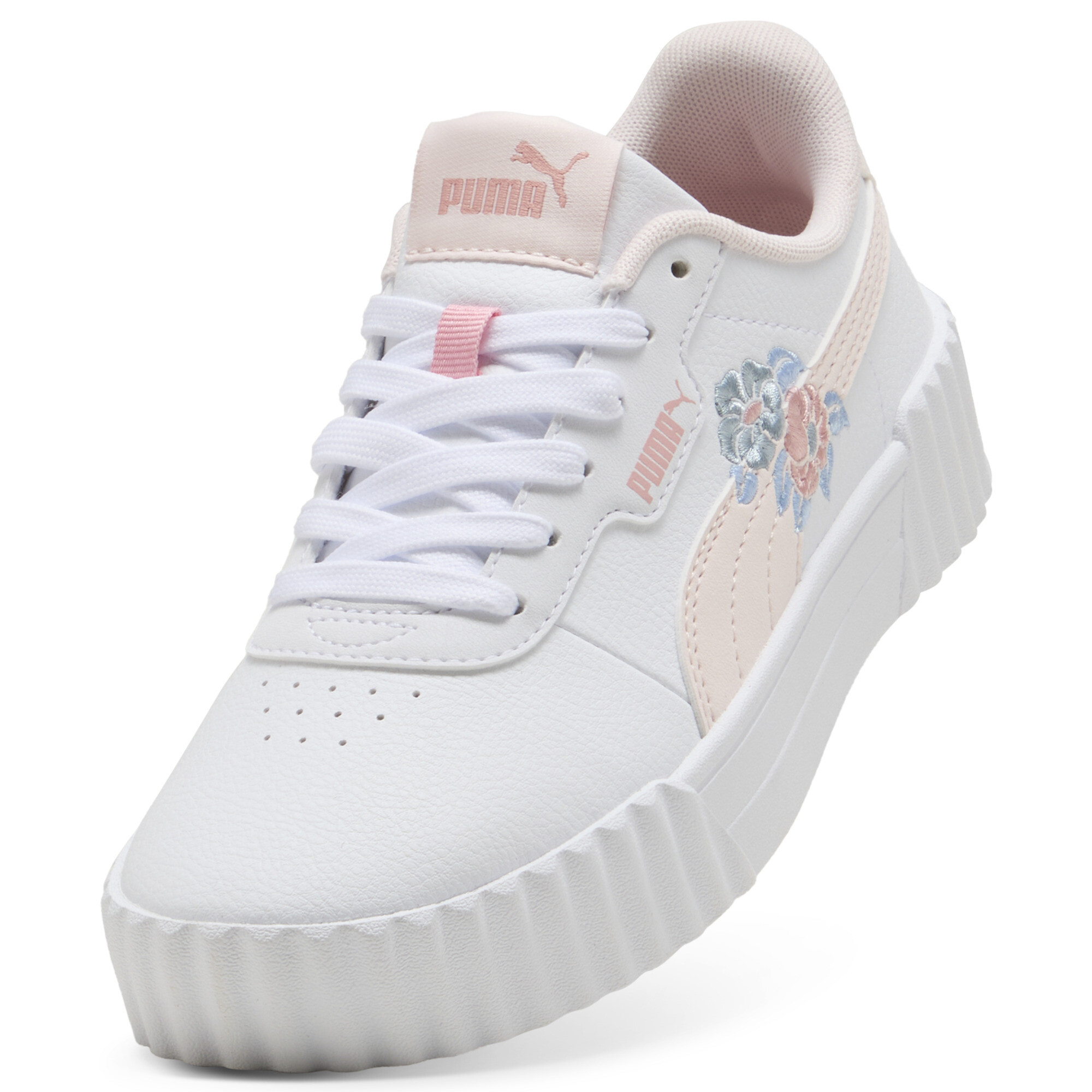 PUMA Carina 3.0 Floral sneakers voor Dames, Wit, Maat 38 thumbnail 2