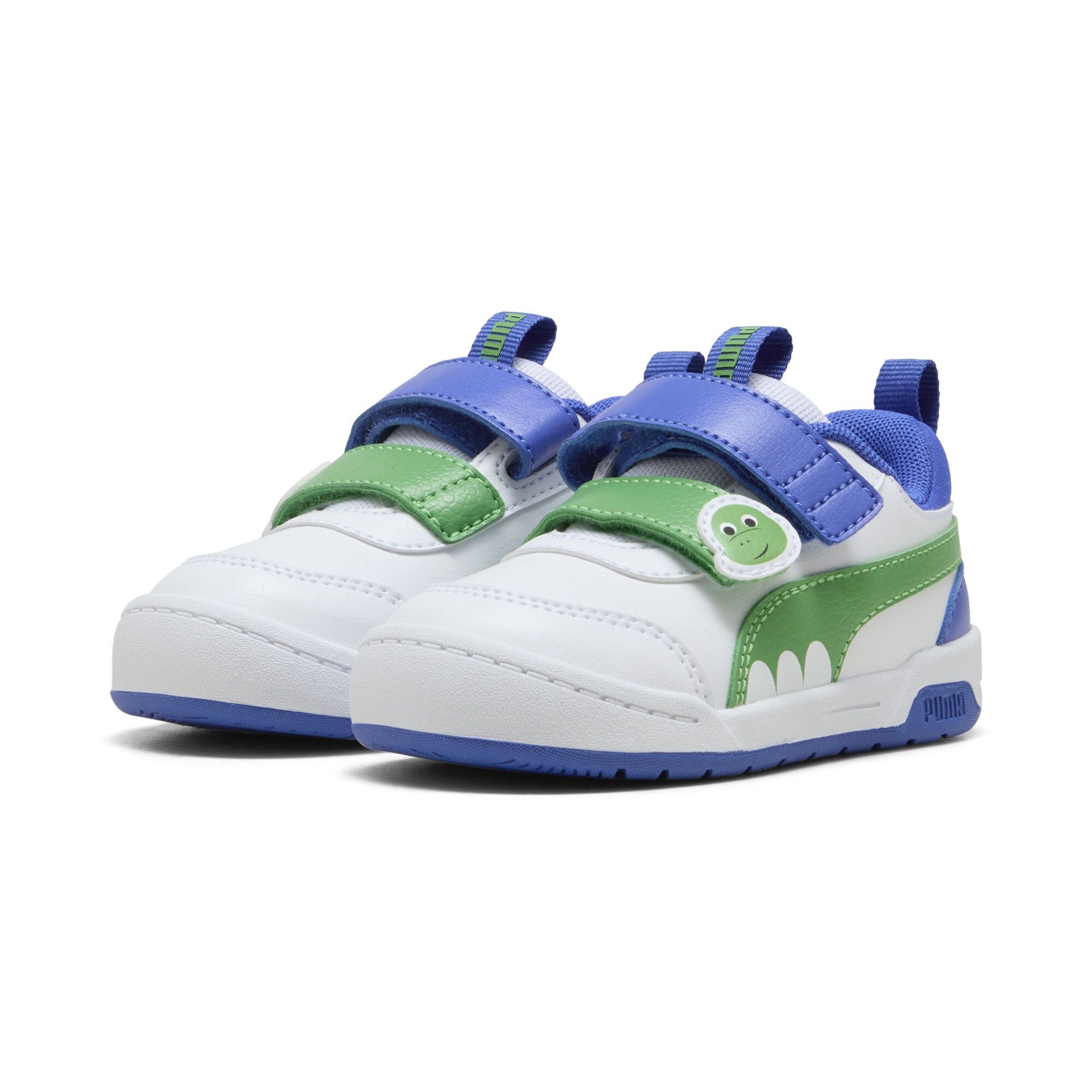 PUMA Multiflex 2 Dino sneakers, Blauw/Groen/Wit, Maat 24