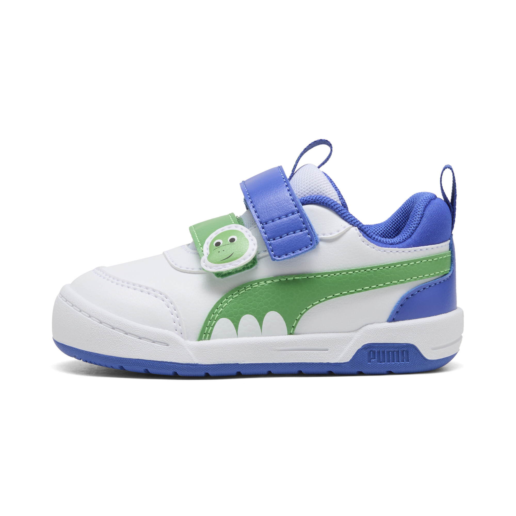 PUMA Multiflex 2 Dino sneakers, Blauw/Groen/Wit, Maat 24 thumbnail 5