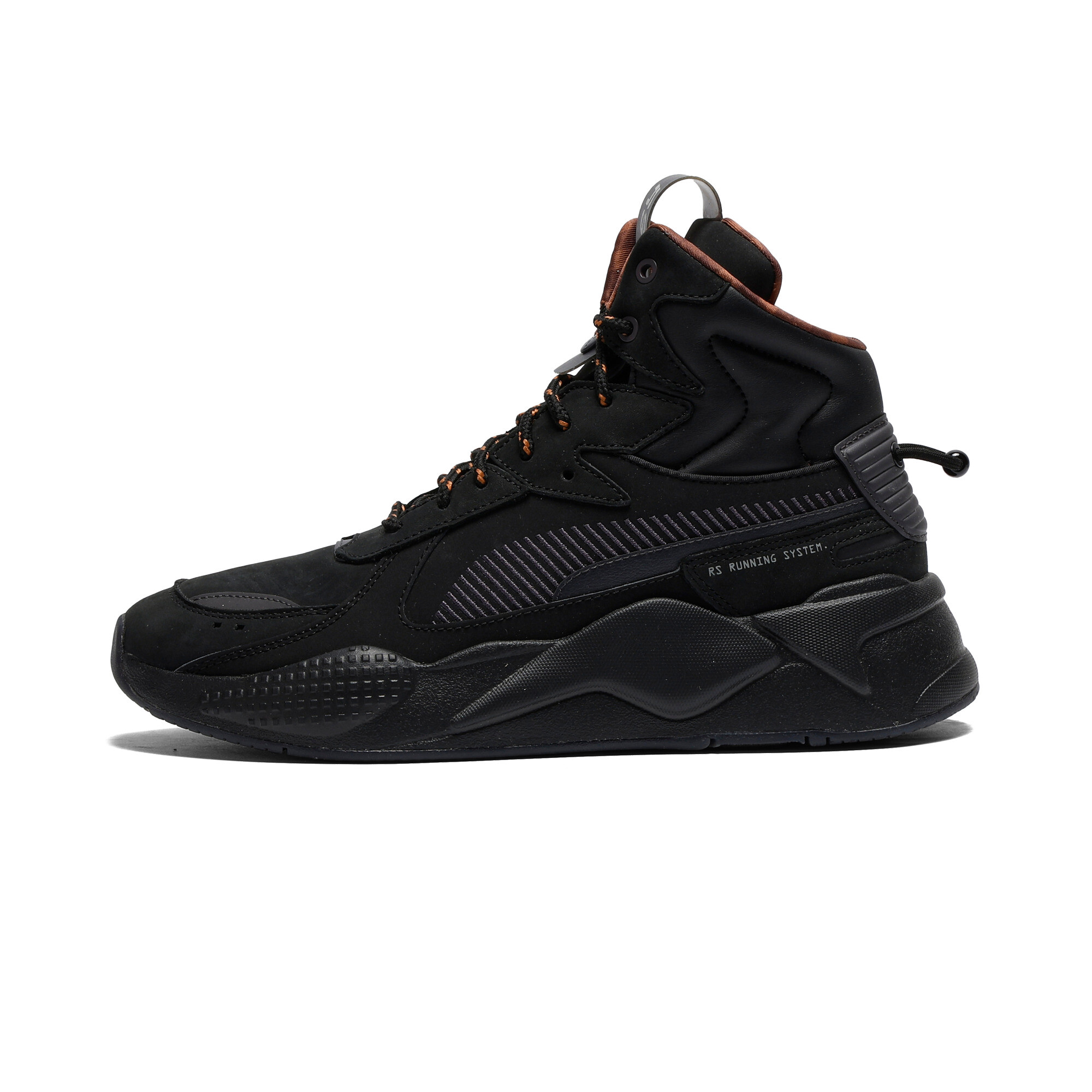 Puma Rs-x Mid Black Ice Mid-top Sneakers, Size 13 In Black