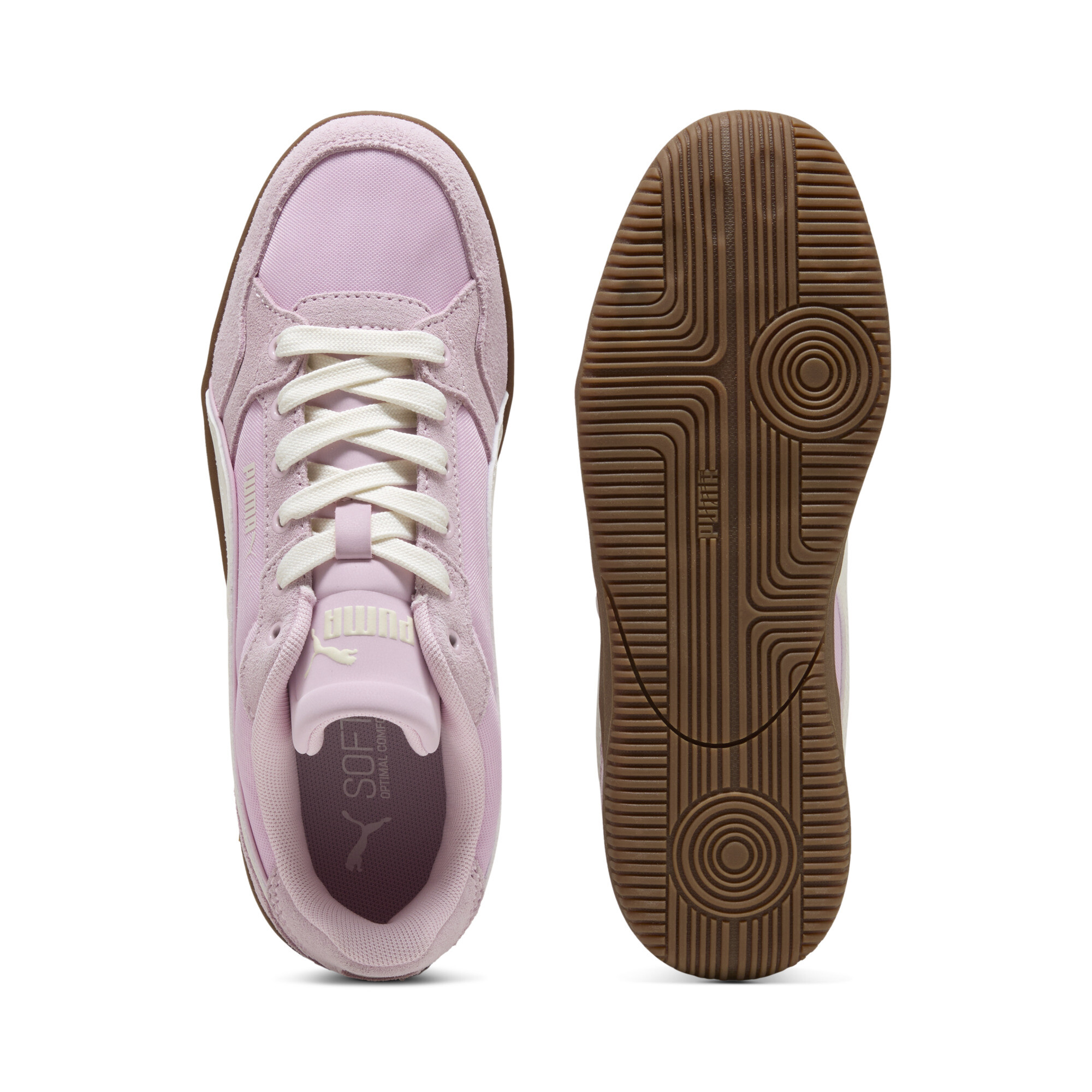 PUMA K-Moda sneakers voor Dames, Roze/Wit, Maat 40 thumbnail 4