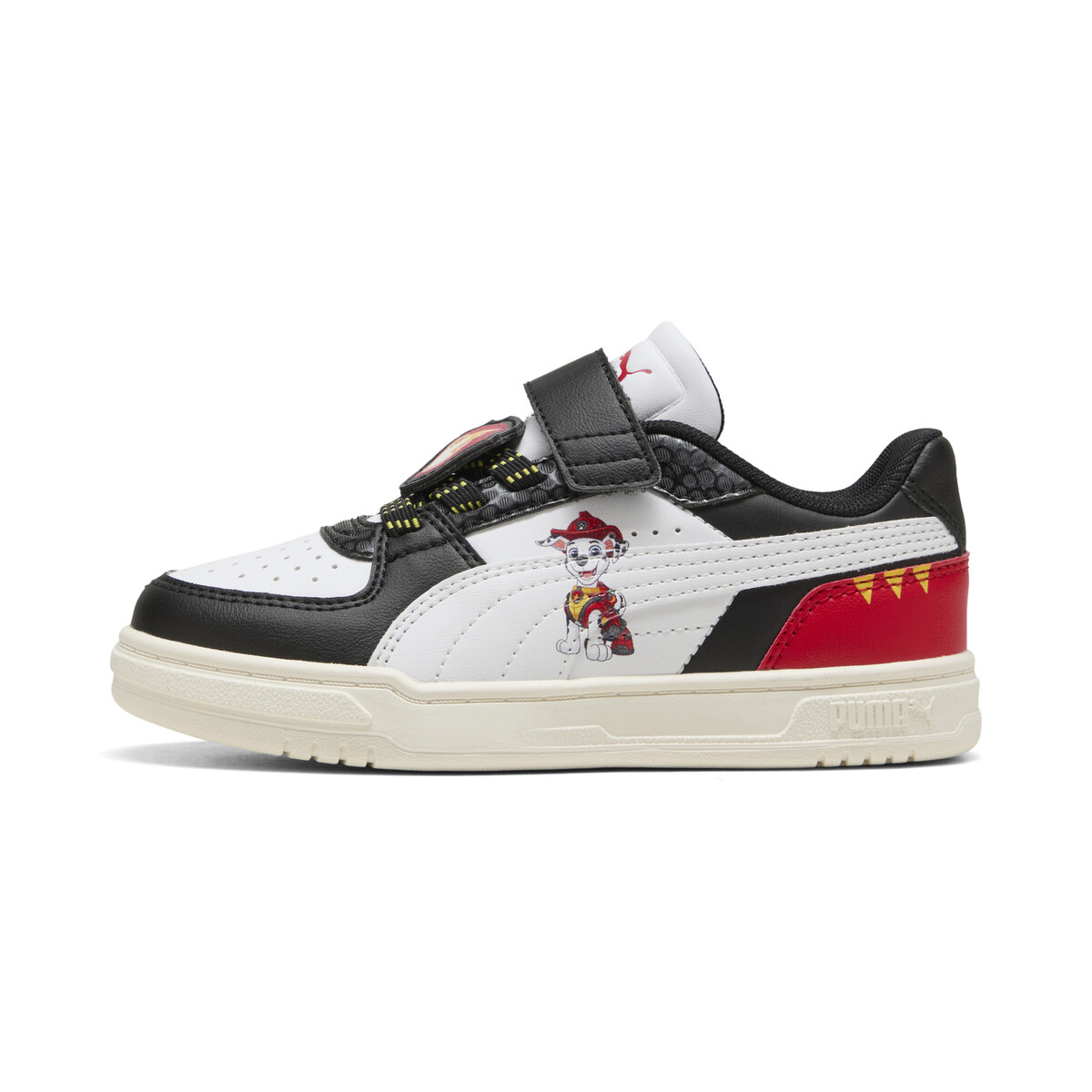 PUMA x PAW PATROL Caven III Mid Sneakers Kids in Black/White For All Time Red, UK 12