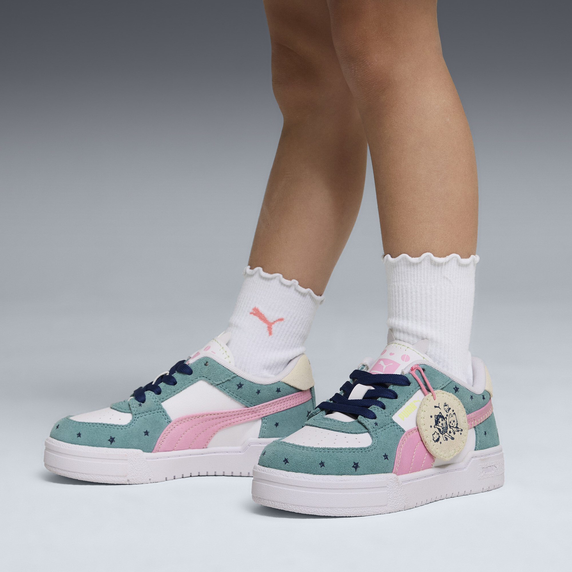 PUMA x GABBY'S DOLLHOUSE Ca Pro-sneakers voor Dames, Roze/Wit, Maat 31,5 thumbnail 7
