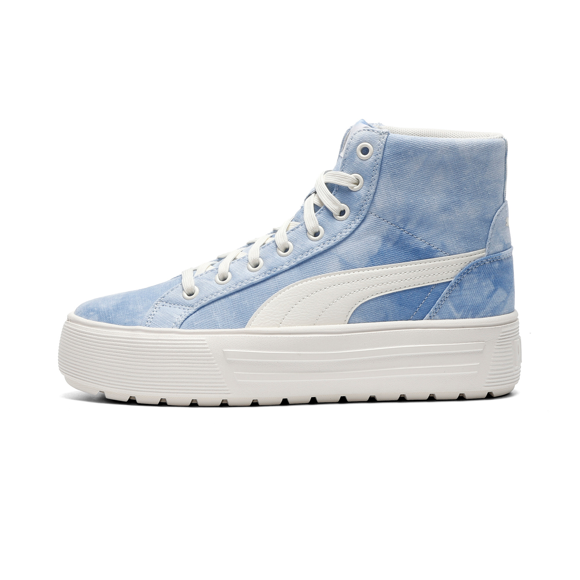 PUMA Kaia 2.0 Mid Clouds Women Shoes in Warm White/Blissful Blue - 405788_01