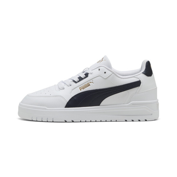 Zapatillas PUMA Shuffle Downtown En Blanco/New Navy/Dorado
