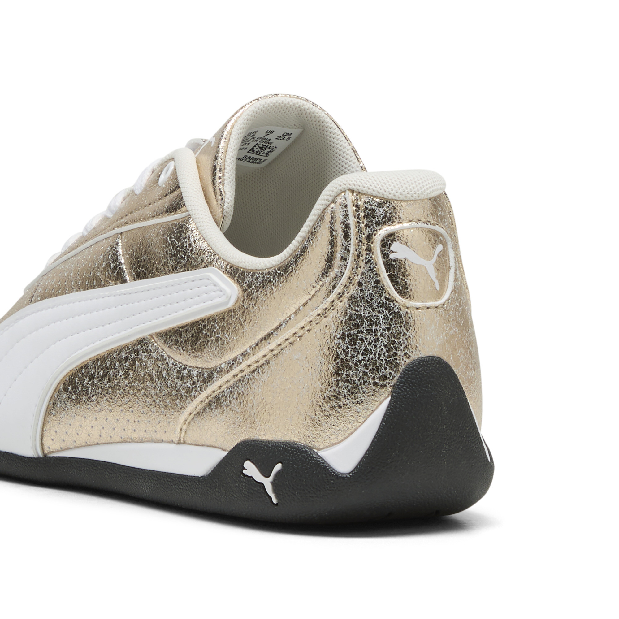 PUMA Replicatch Metallic Whisper sneakers voor Dames, Wit/Goud, Maat 36 thumbnail 5