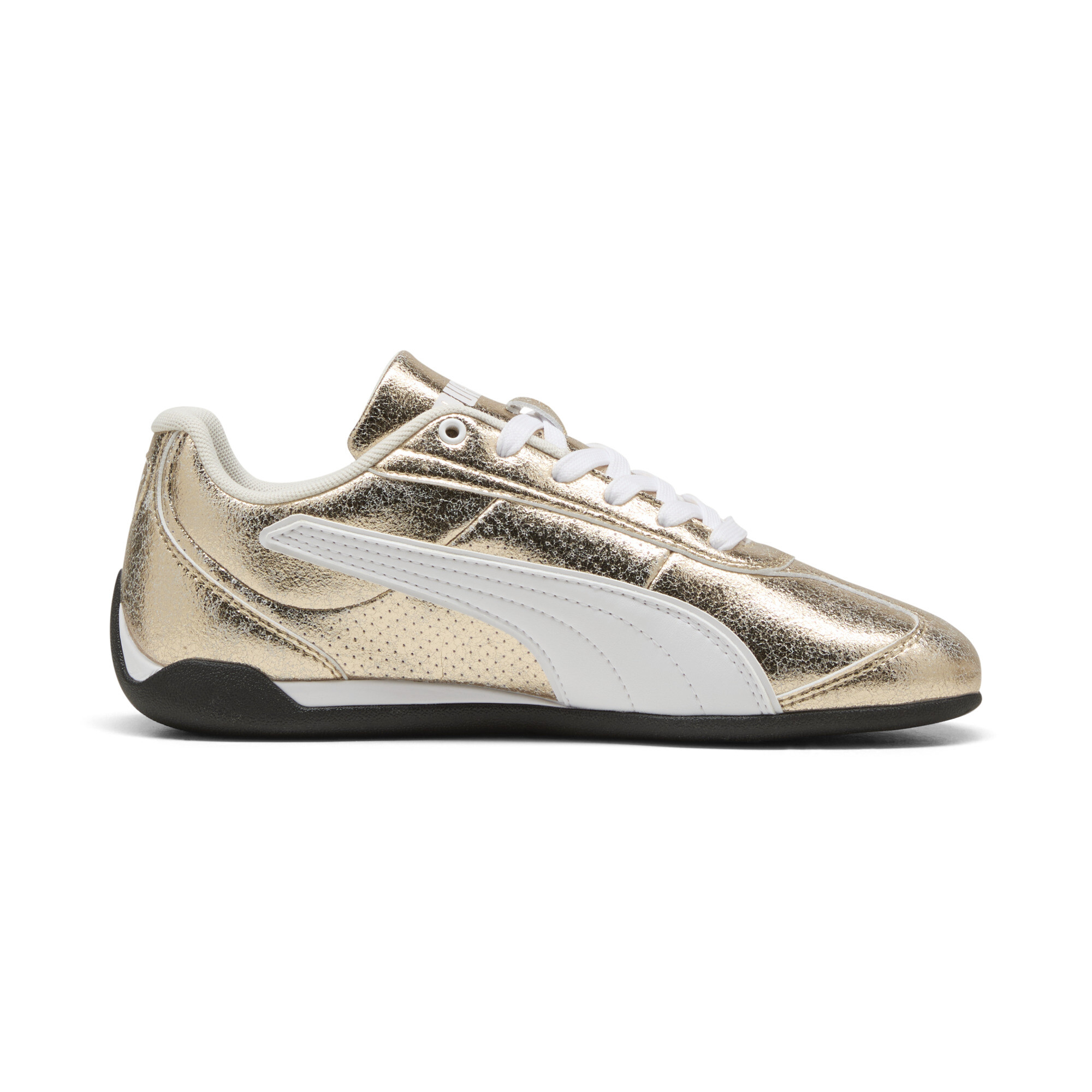 PUMA Replicatch Metallic Whisper sneakers voor Dames, Wit/Goud, Maat 36 thumbnail 3
