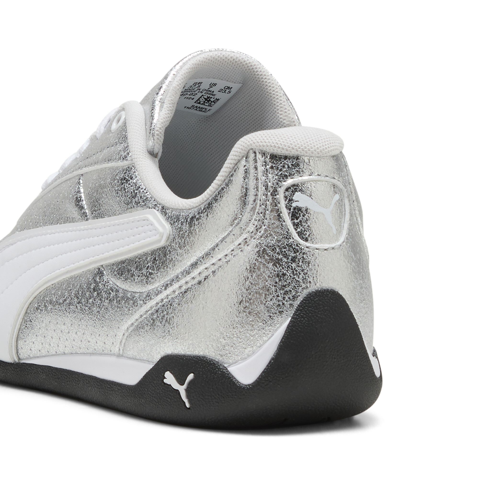 PUMA Replicatch Metallic Whisper sneakers voor Dames, Wit/Zilver, Maat 36 thumbnail 6