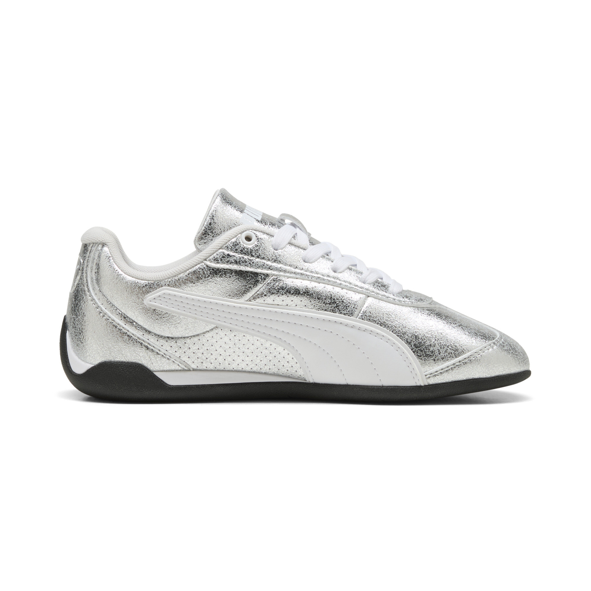 PUMA Replicatch Metallic Whisper sneakers voor Dames, Wit/Zilver, Maat 36 thumbnail 3