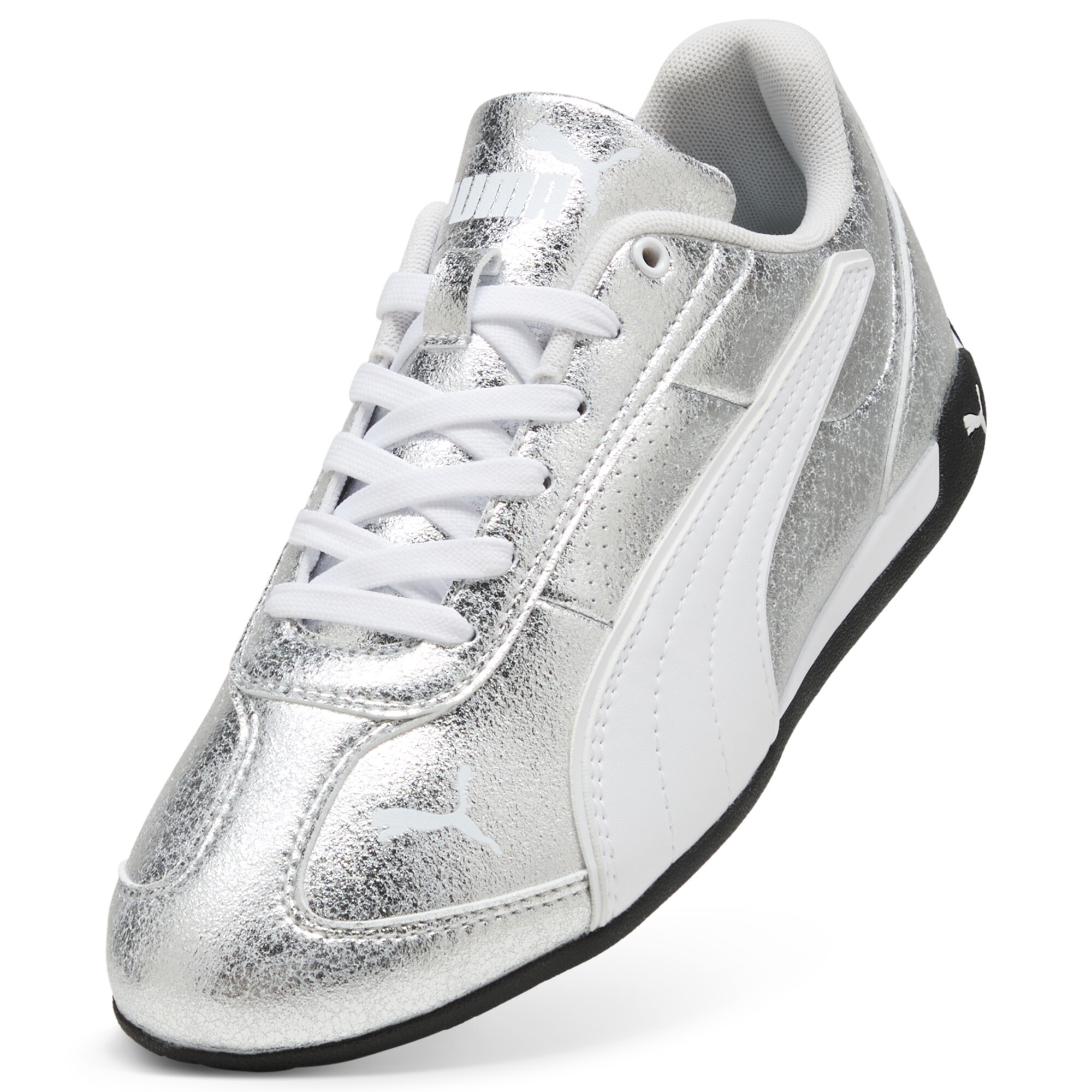 PUMA Replicatch Metallic Whisper sneakers voor Dames, Wit/Zilver, Maat 36 thumbnail 2