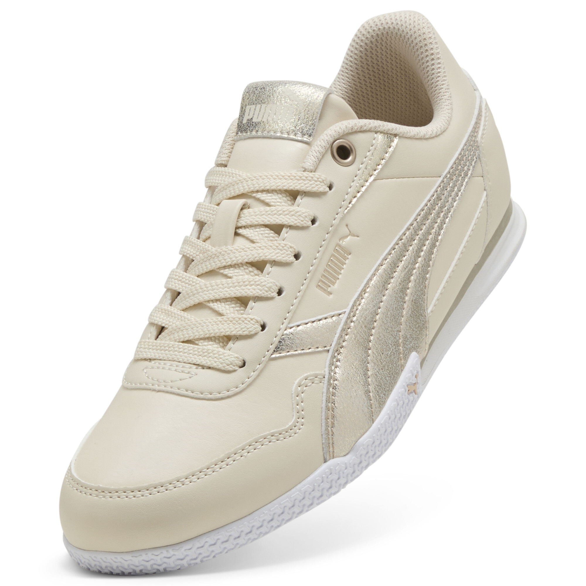 PUMA Bella Donna Metallic Whisper sneakers voor Dames, Goud, Maat 40 thumbnail 2
