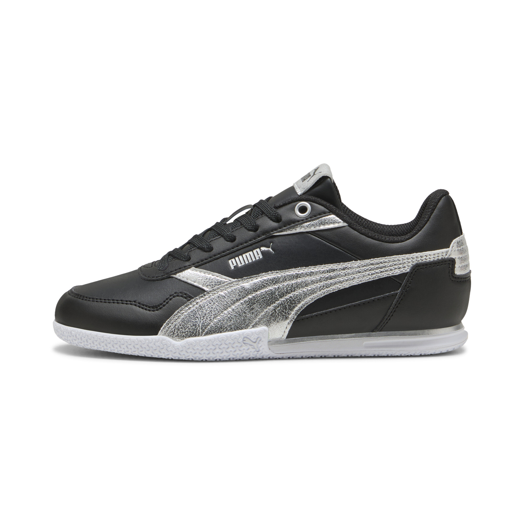 PUMA Bella Donna Metallic Whisper sneakers voor Dames, Zwart/Zilver, Maat 42,5 thumbnail 5