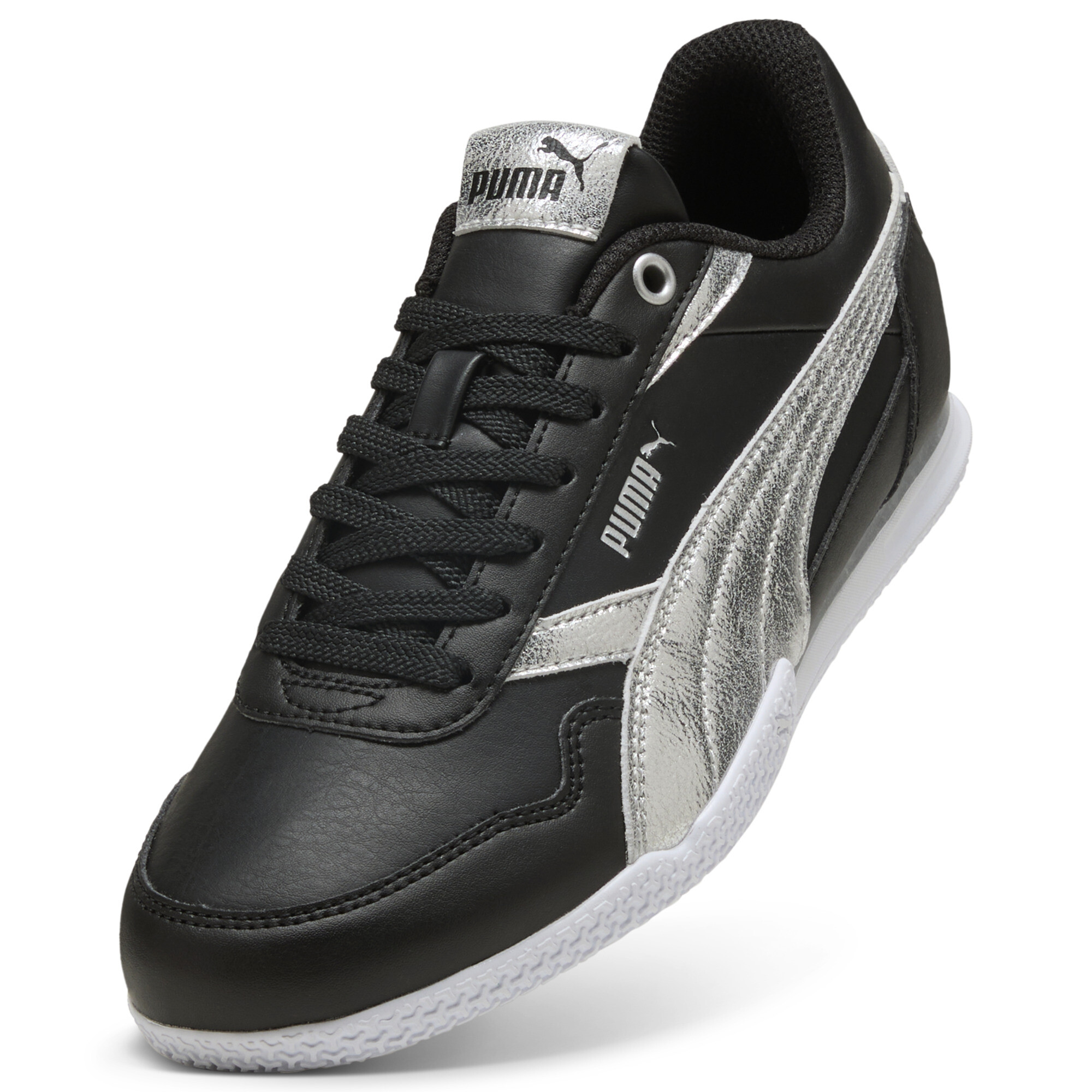 PUMA Bella Donna Metallic Whisper sneakers voor Dames, Zwart/Zilver, Maat 42,5 thumbnail 2