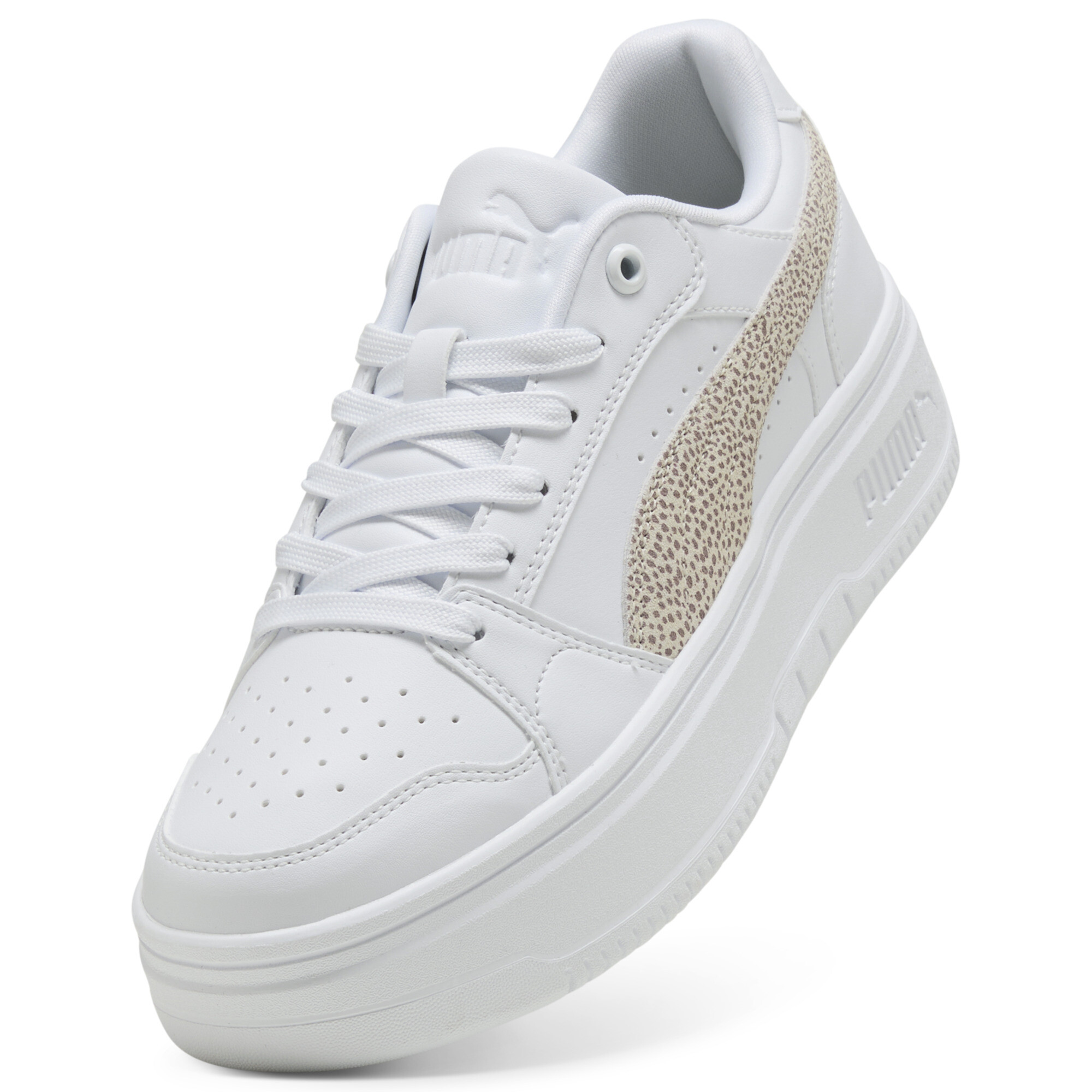 PUMA Rebound Femme Topcat lage sneakers voor Dames, Roze/Wit, Maat 40,5 thumbnail 2