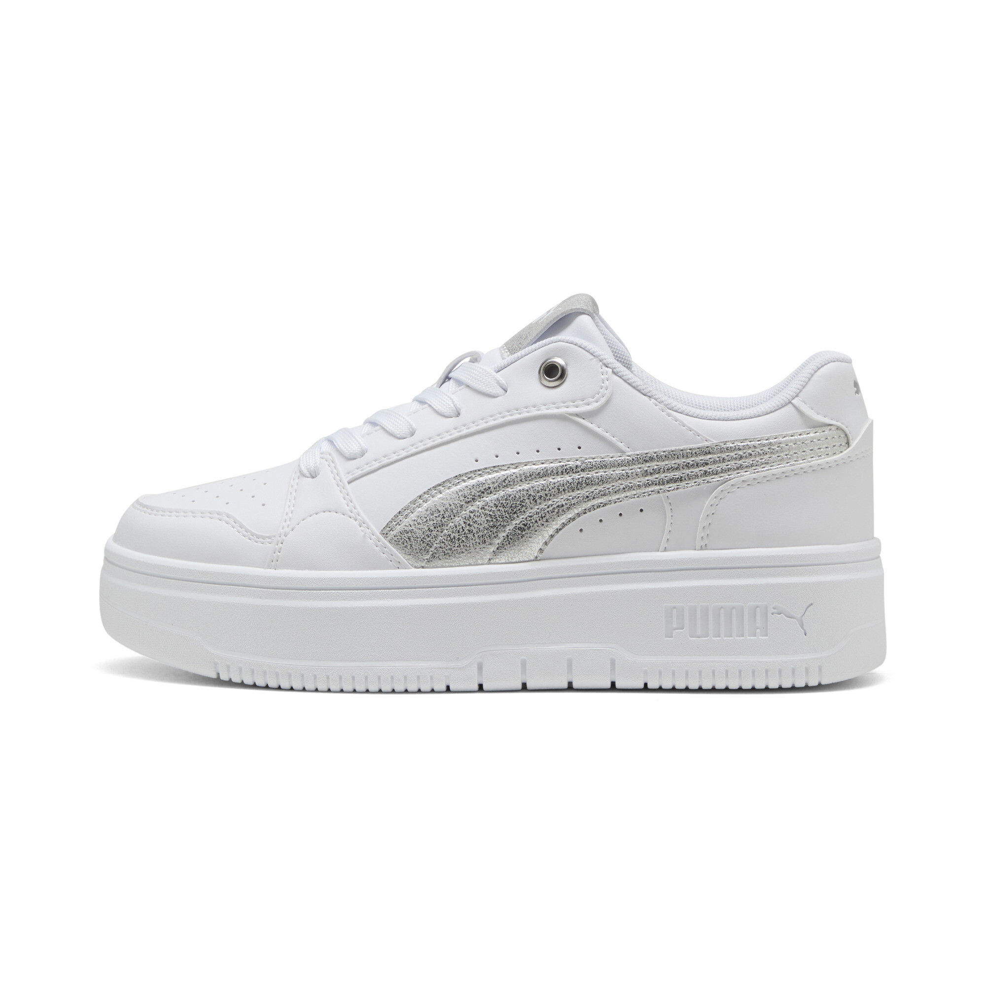 PUMA Sneakers Rebound Femme Low Métallique Femme Chaussures
