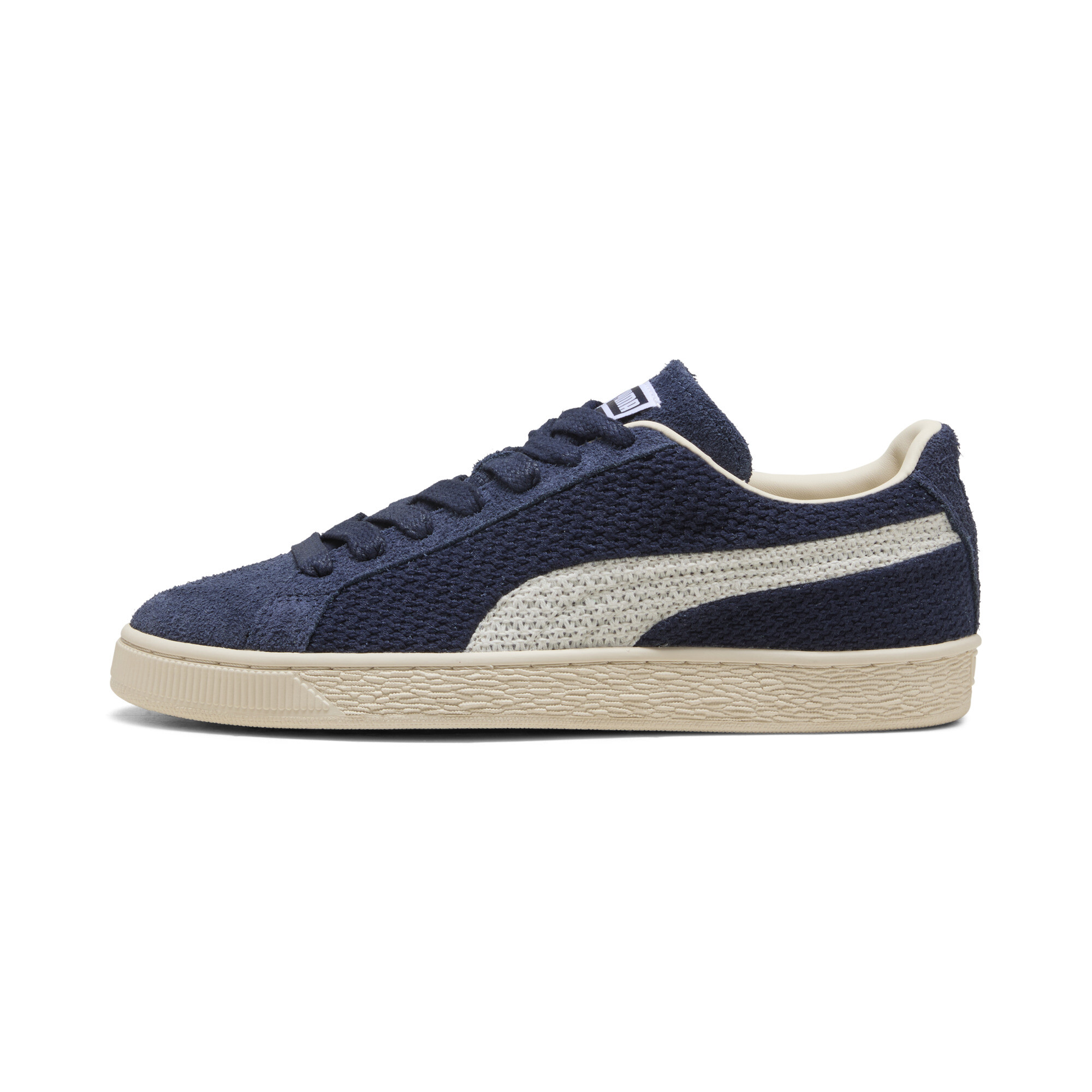 PUMA Suede Crochet Sneakers in Blue, Size 5