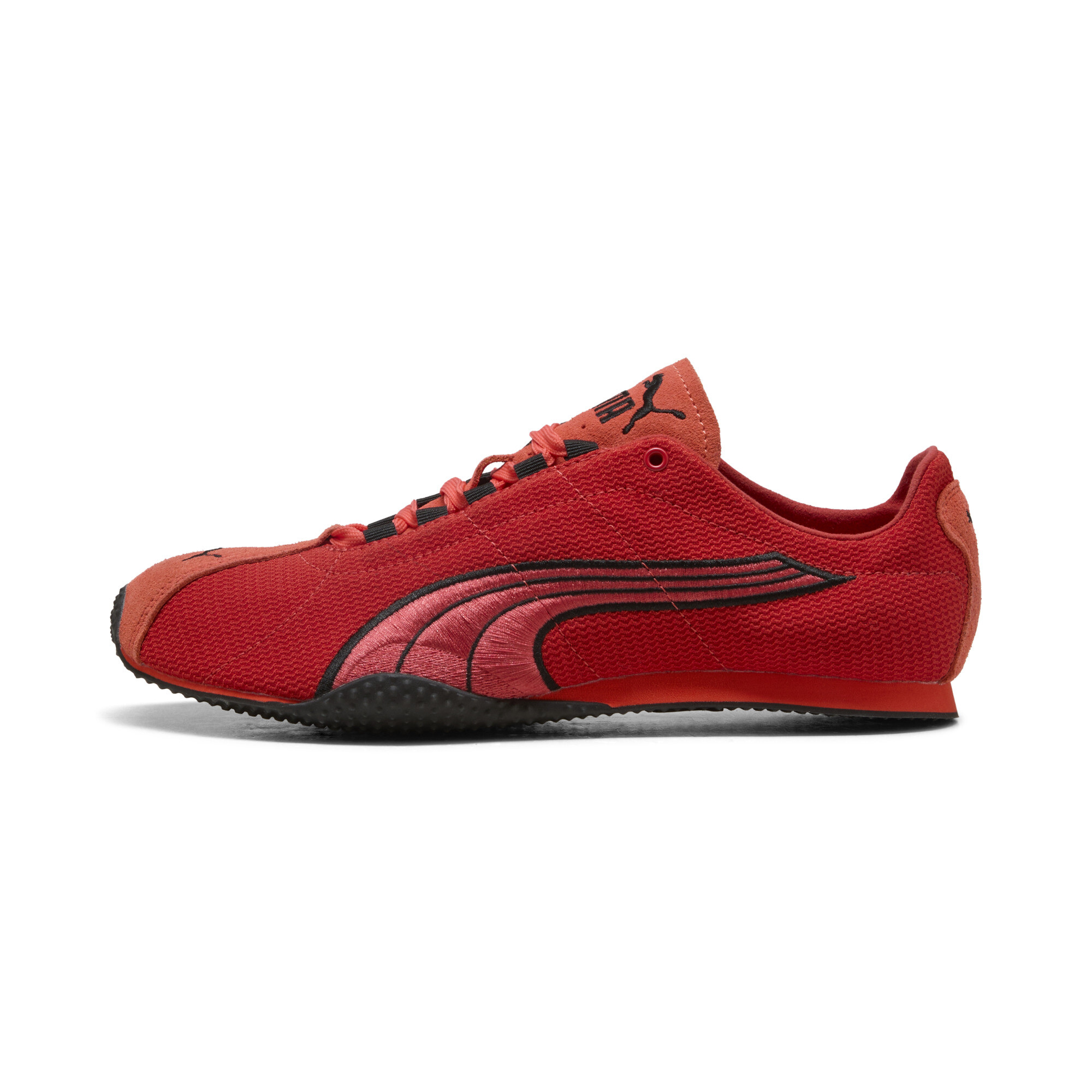 PUMA H-Street Embroidery Sneakers in Red, Size 6.5