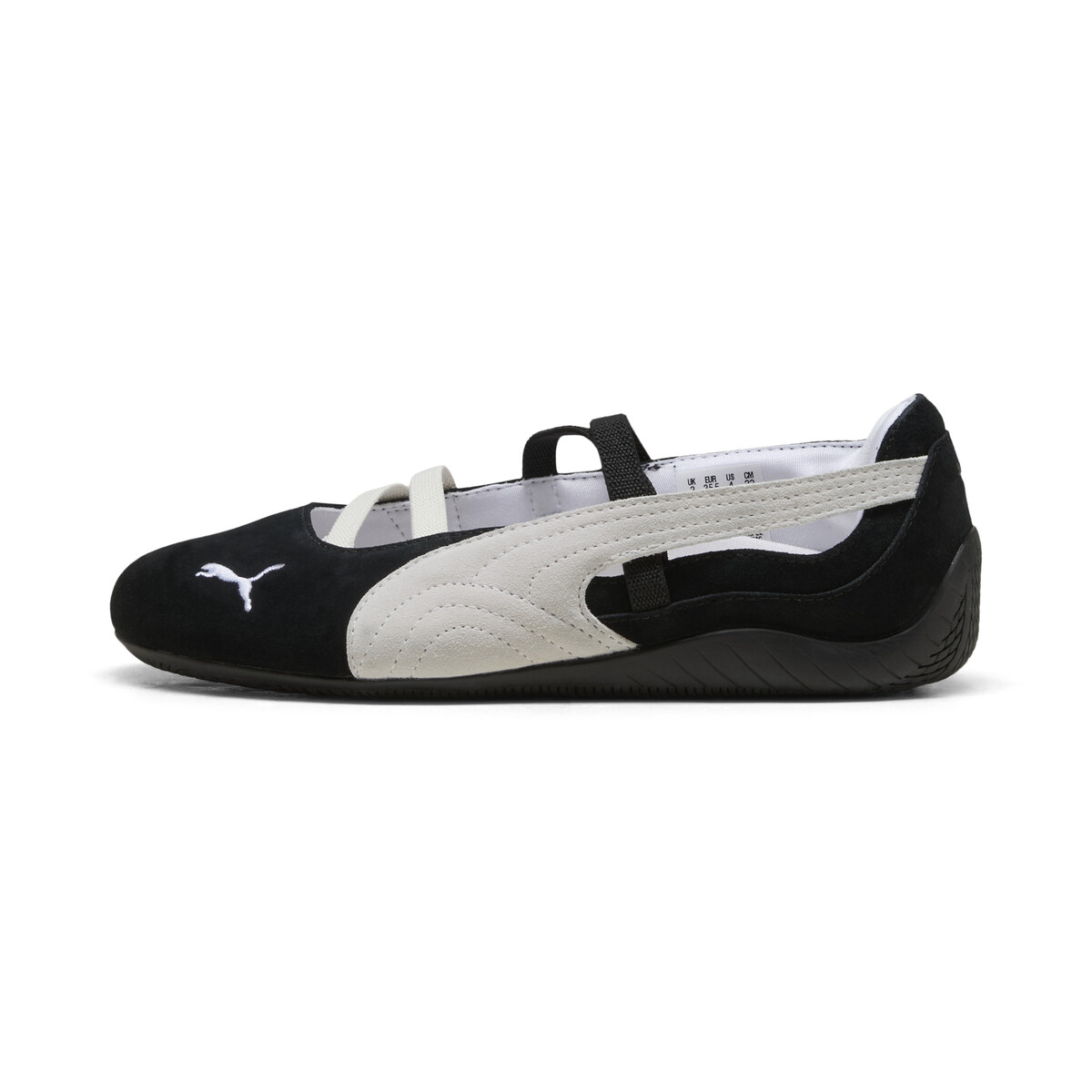 Speedcat Ballet Sneakers Youth in Black/White Warm by PUMA, UK 3