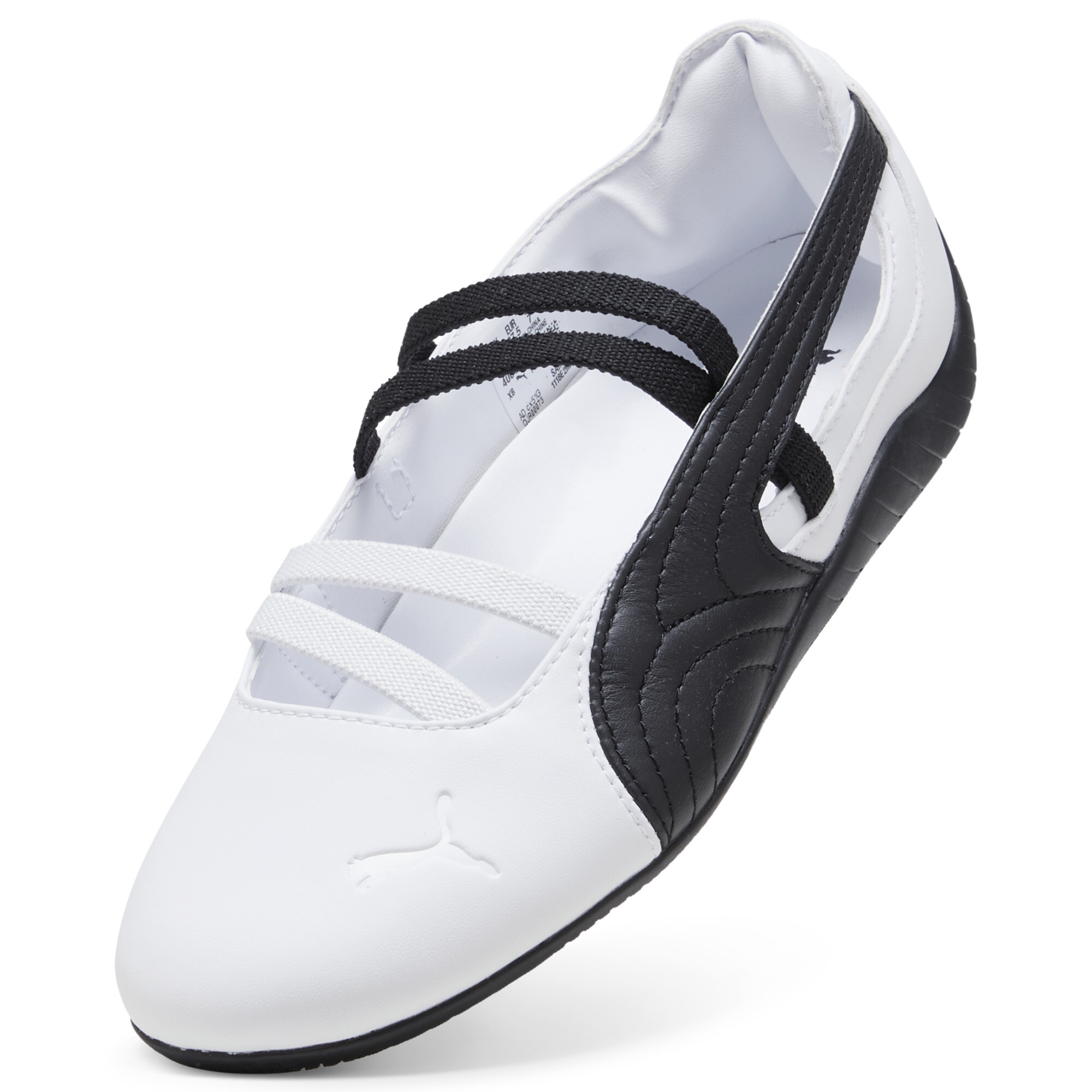 PUMA Speedcat balletsneakers voor Dames, Zwart/Wit, Maat 41 thumbnail 2