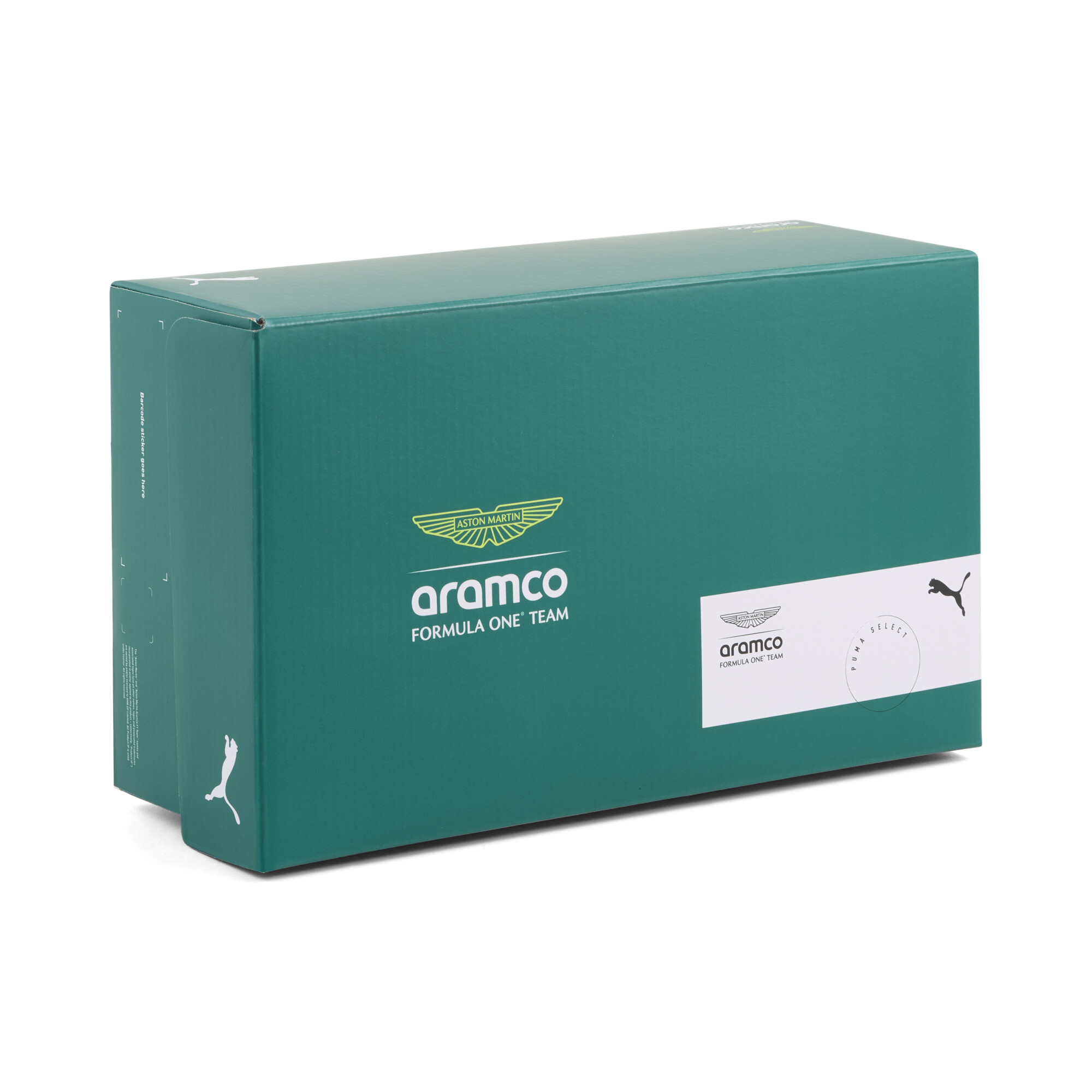 PUMA x ASTON MARTIN ARAMCO F1Â® TEAM Speedcat uniseks sneakers, Groen/Zwart, Maat 48 thumbnail 2