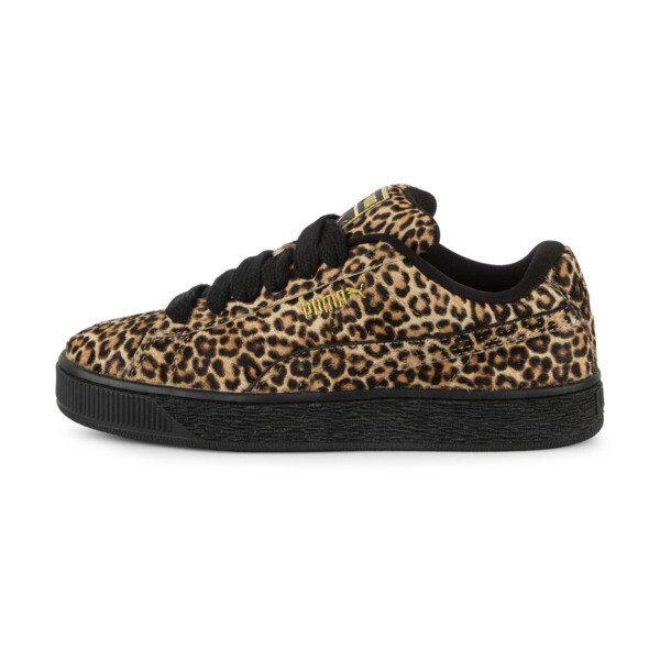 Zapatillas PUMA Suede XL AO Leo para Mujer En Negro/Dorado