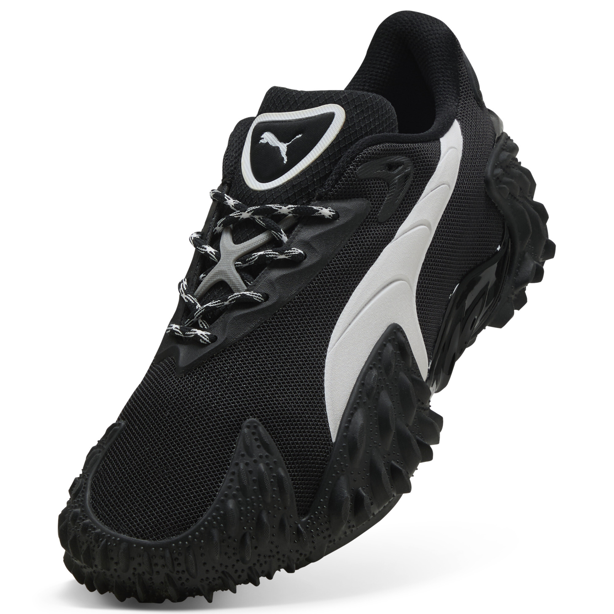 PUMA Mostro X Dots uniseks sneakers, Zwart/Wit, Maat 38 thumbnail 2