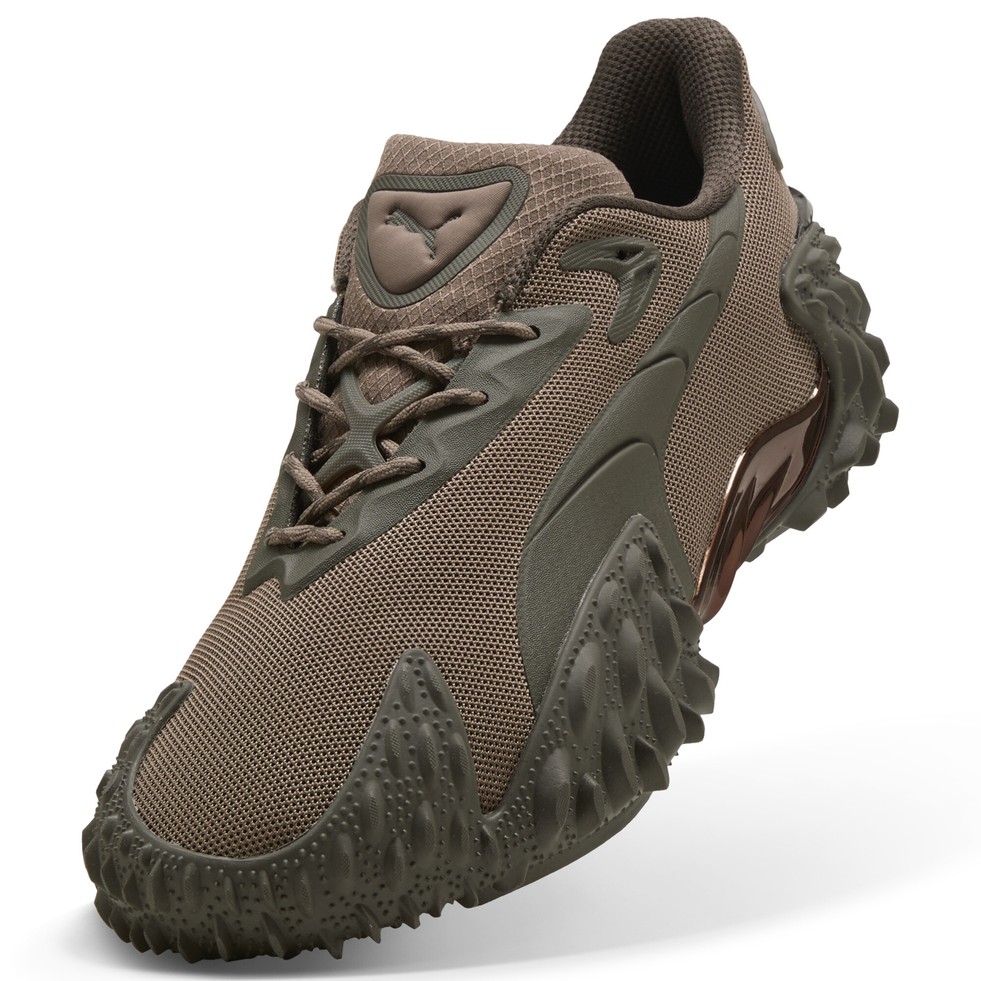 PUMA Mostro X Dots uniseks sneakers, Brons, Maat 44,5 thumbnail 2