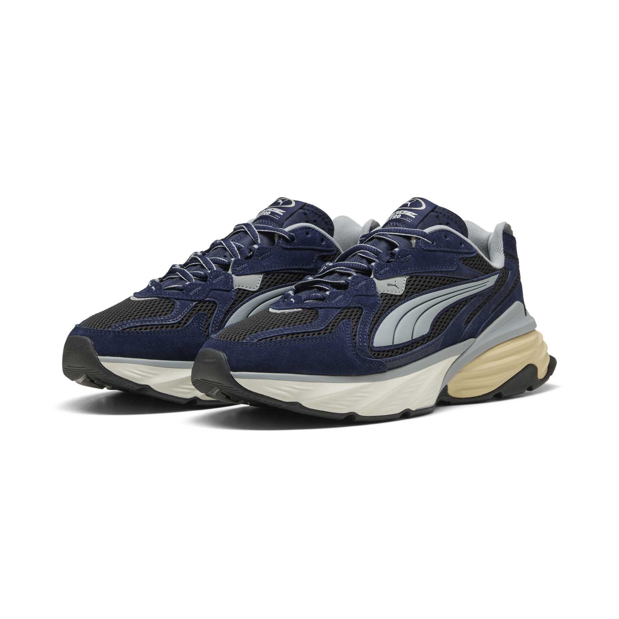 PUMA Fade sneakers uniseks, Blauw/Zwart/Grijs, Maat 39 thumbnail 6