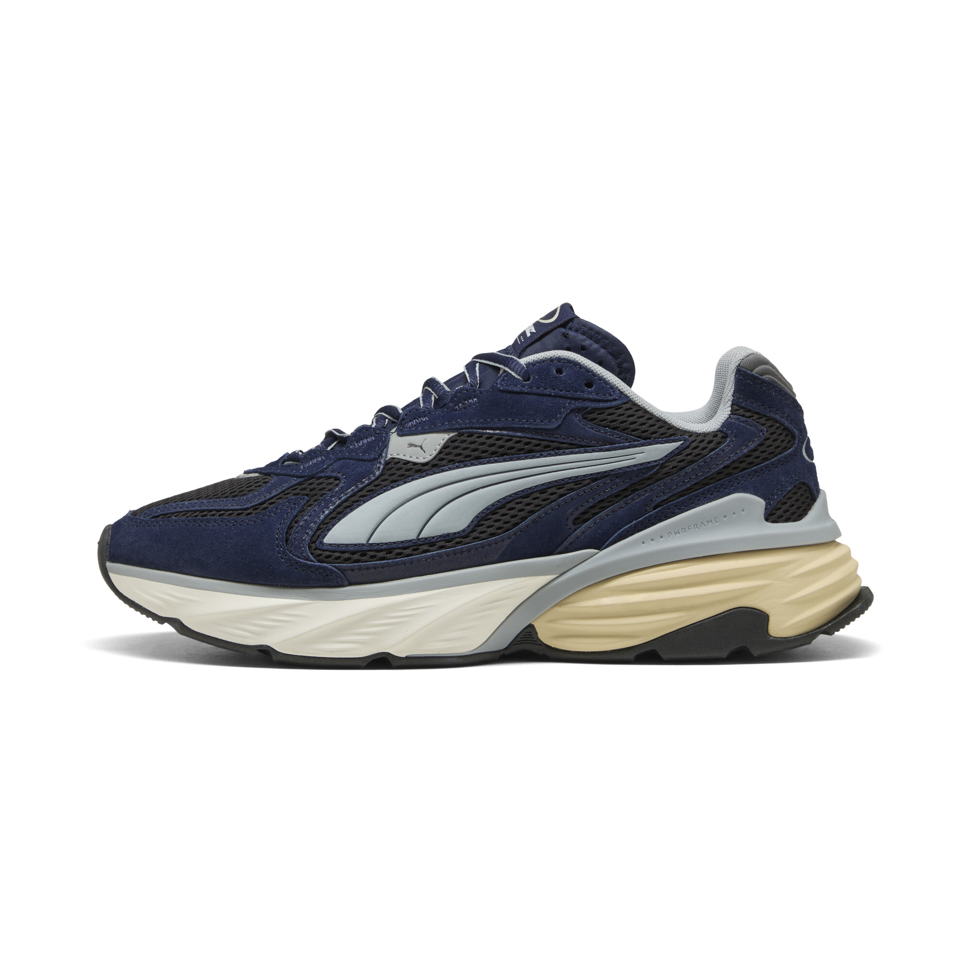 PUMA Fade sneakers uniseks, Blauw/Zwart/Grijs, Maat 39