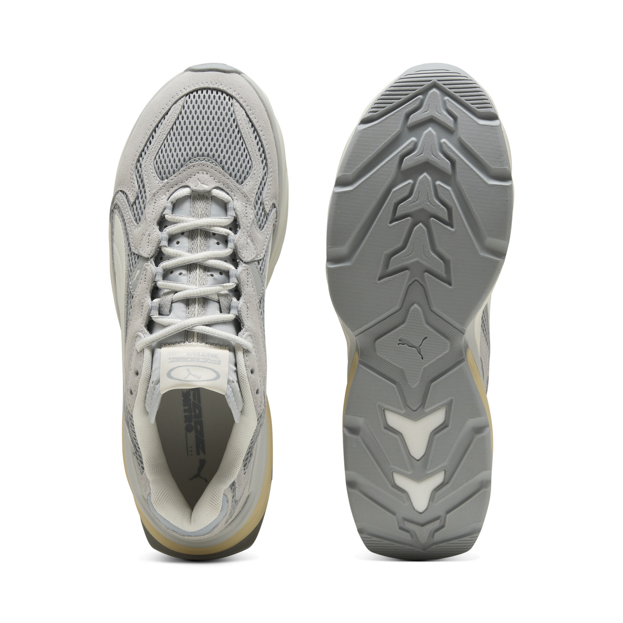 PUMA Fade sneakers uniseks, Grijs/Wit, Maat 37 thumbnail 4