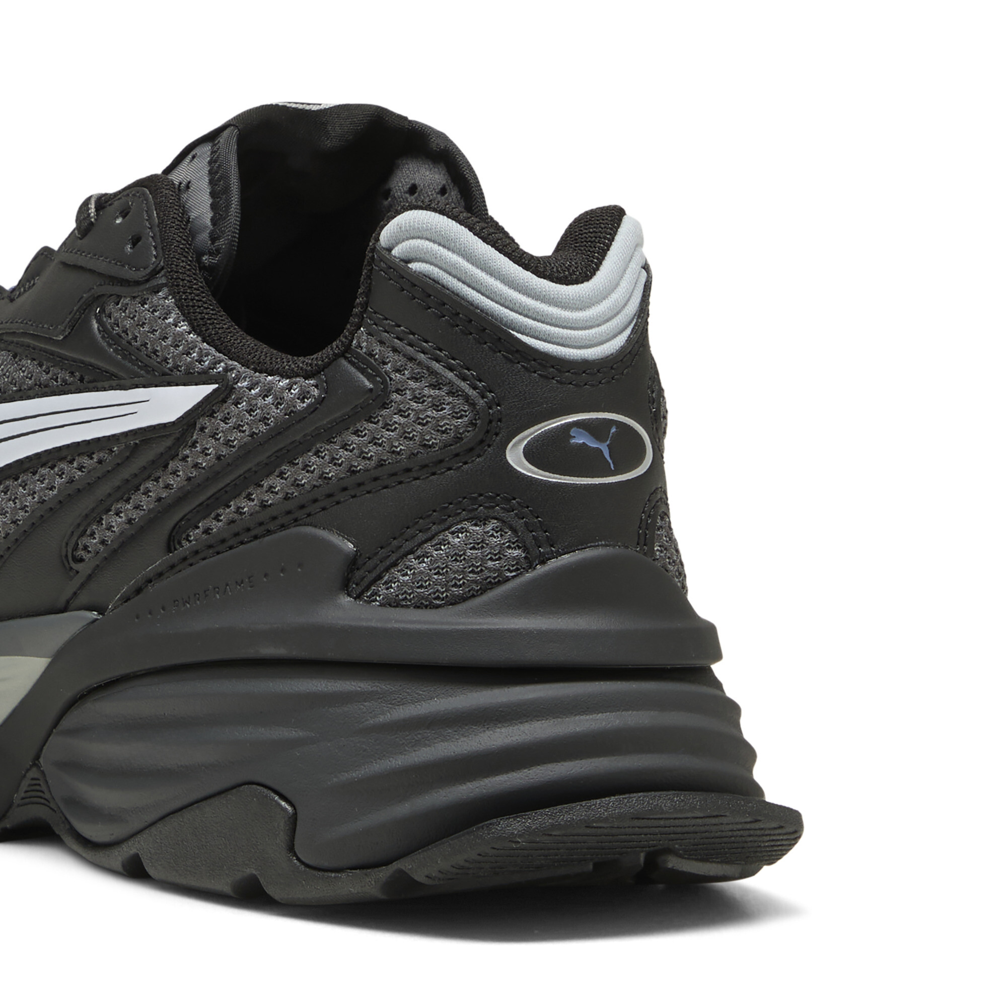 PUMA Fade sneakers uniseks, Zwart/Grijs/Zilver, Maat 38 thumbnail 5