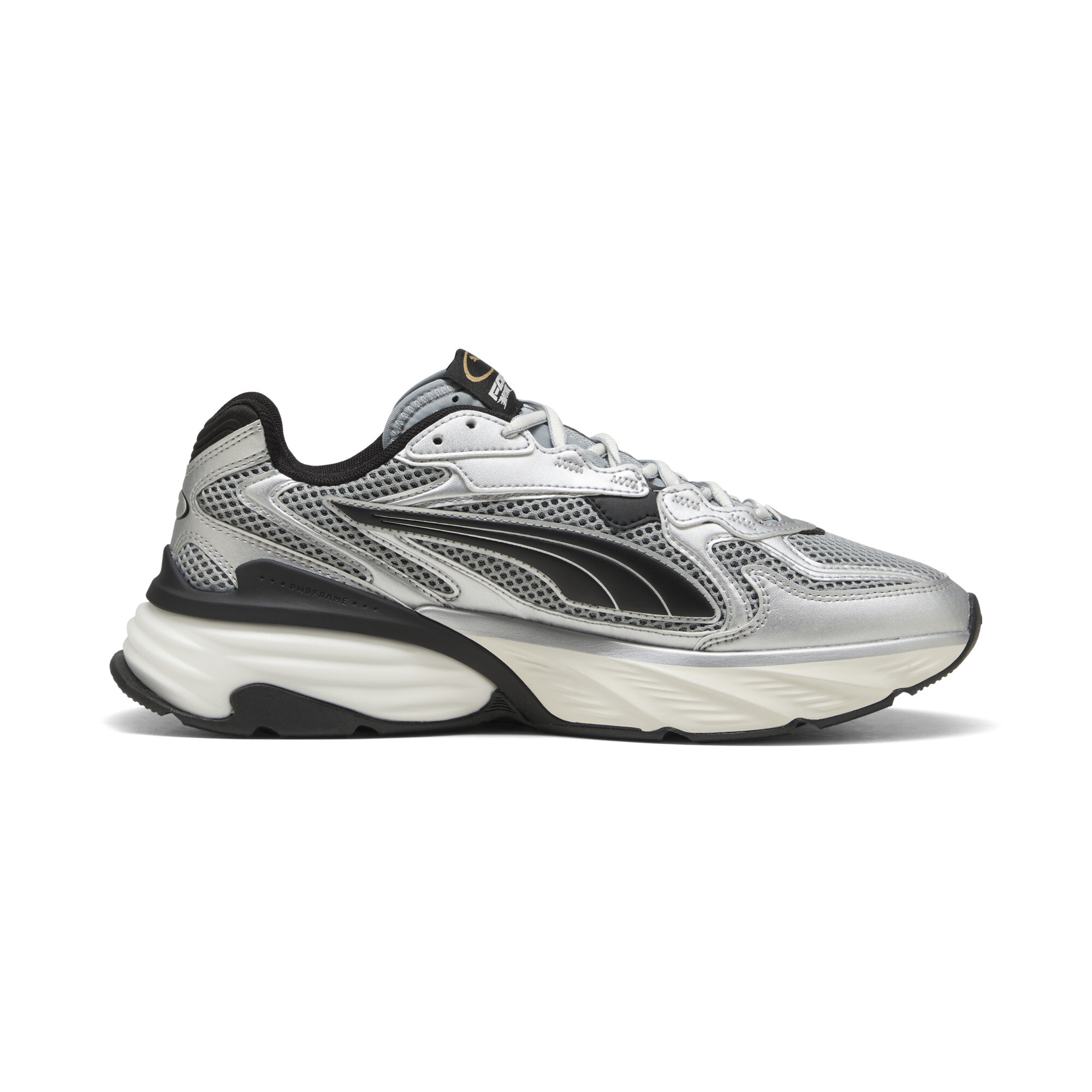 PUMA Fade sneakers uniseks, Zwart/Grijs/Zilver, Maat 47 thumbnail 3