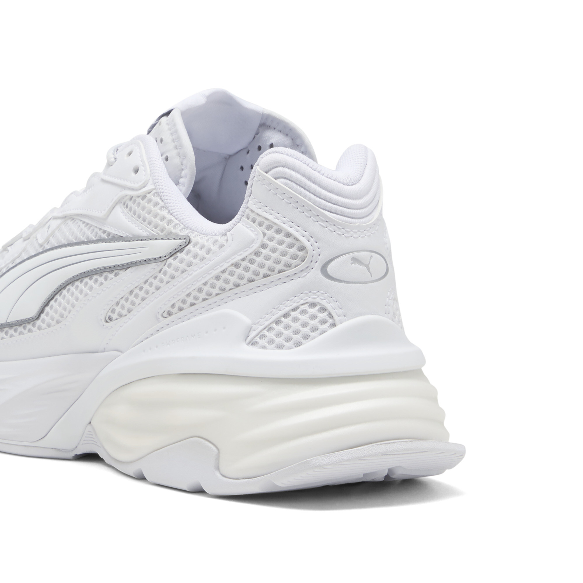 PUMA Fade sneakers uniseks, Wit/Zilver, Maat 37 thumbnail 5