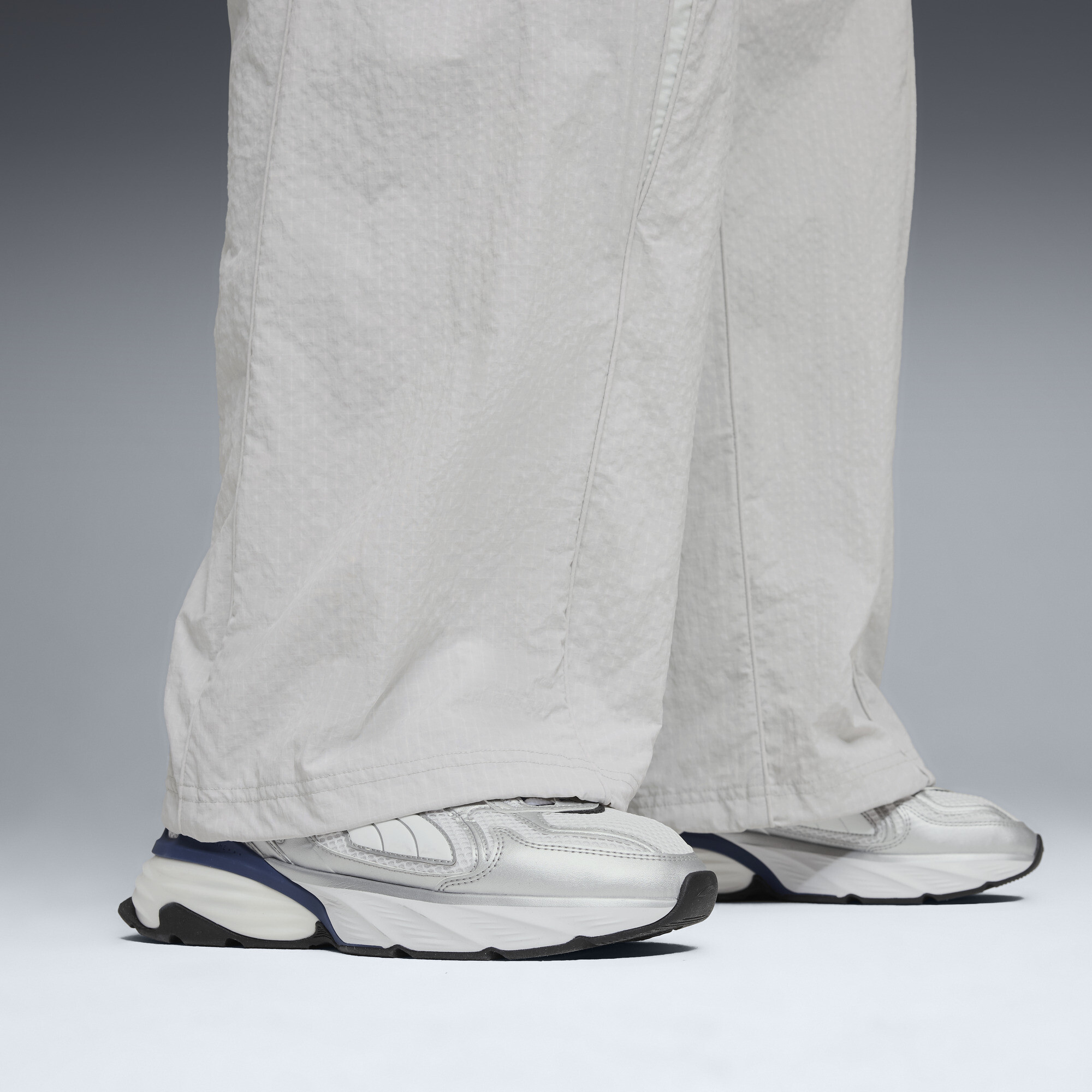 PUMA Fade sneakers uniseks, Blauw/Wit/Zilver, Maat 42 thumbnail 8