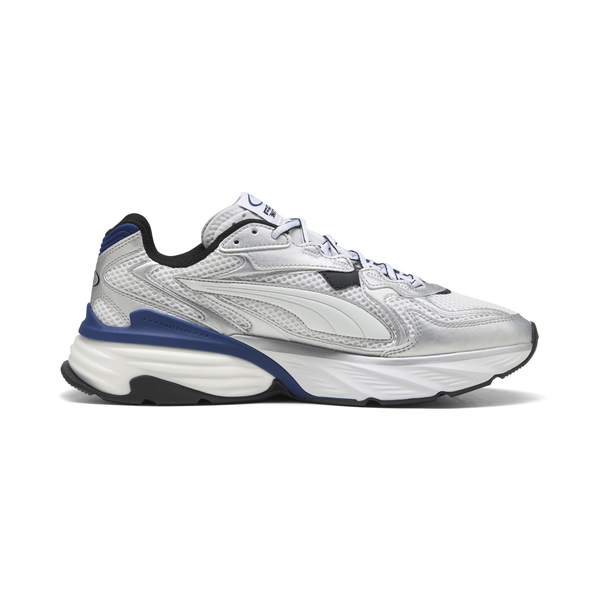 PUMA Fade sneakers uniseks, Blauw/Wit/Zilver, Maat 42 thumbnail 3