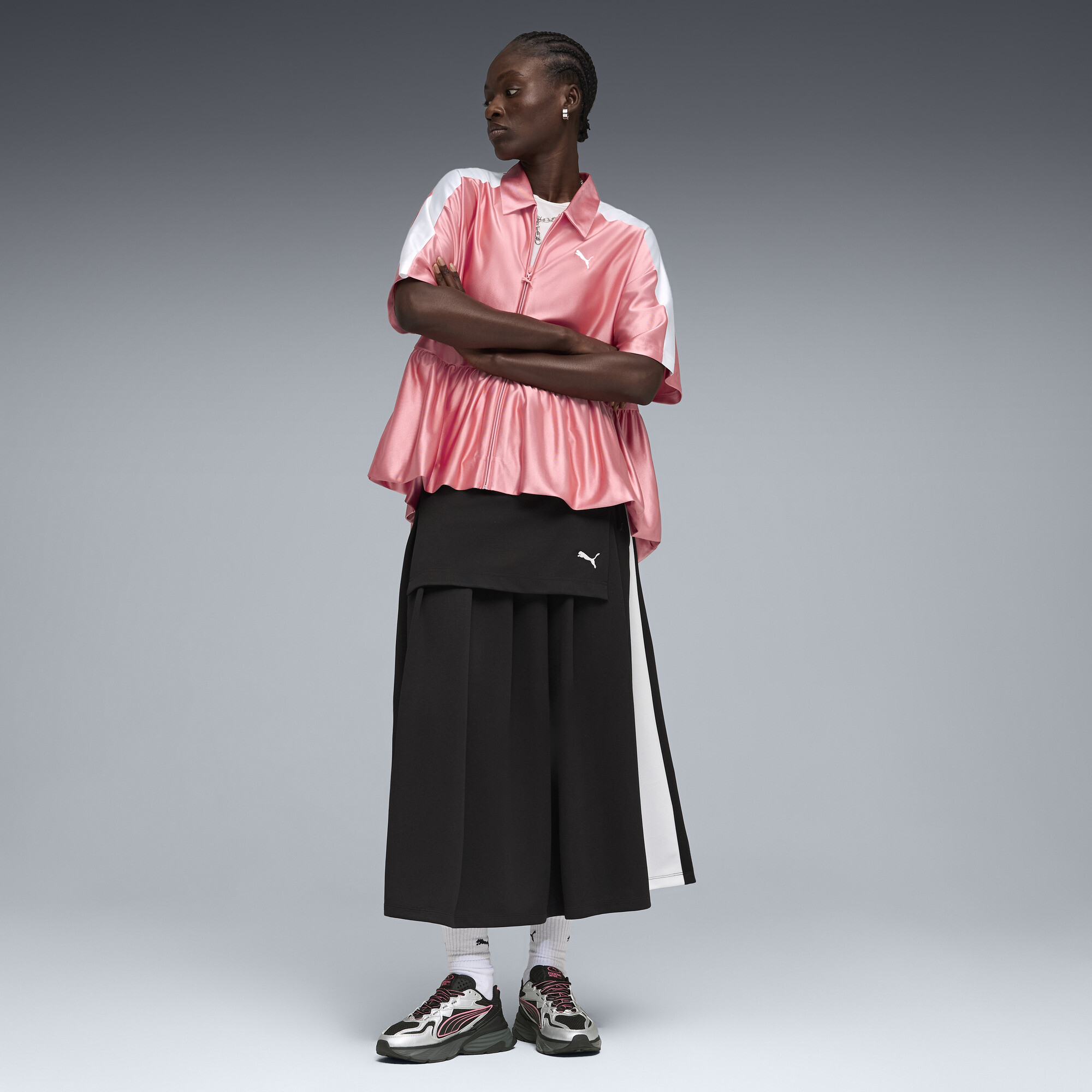 PUMA Fade sneakers uniseks, Zwart/Zilver, Maat 44,5 thumbnail 7