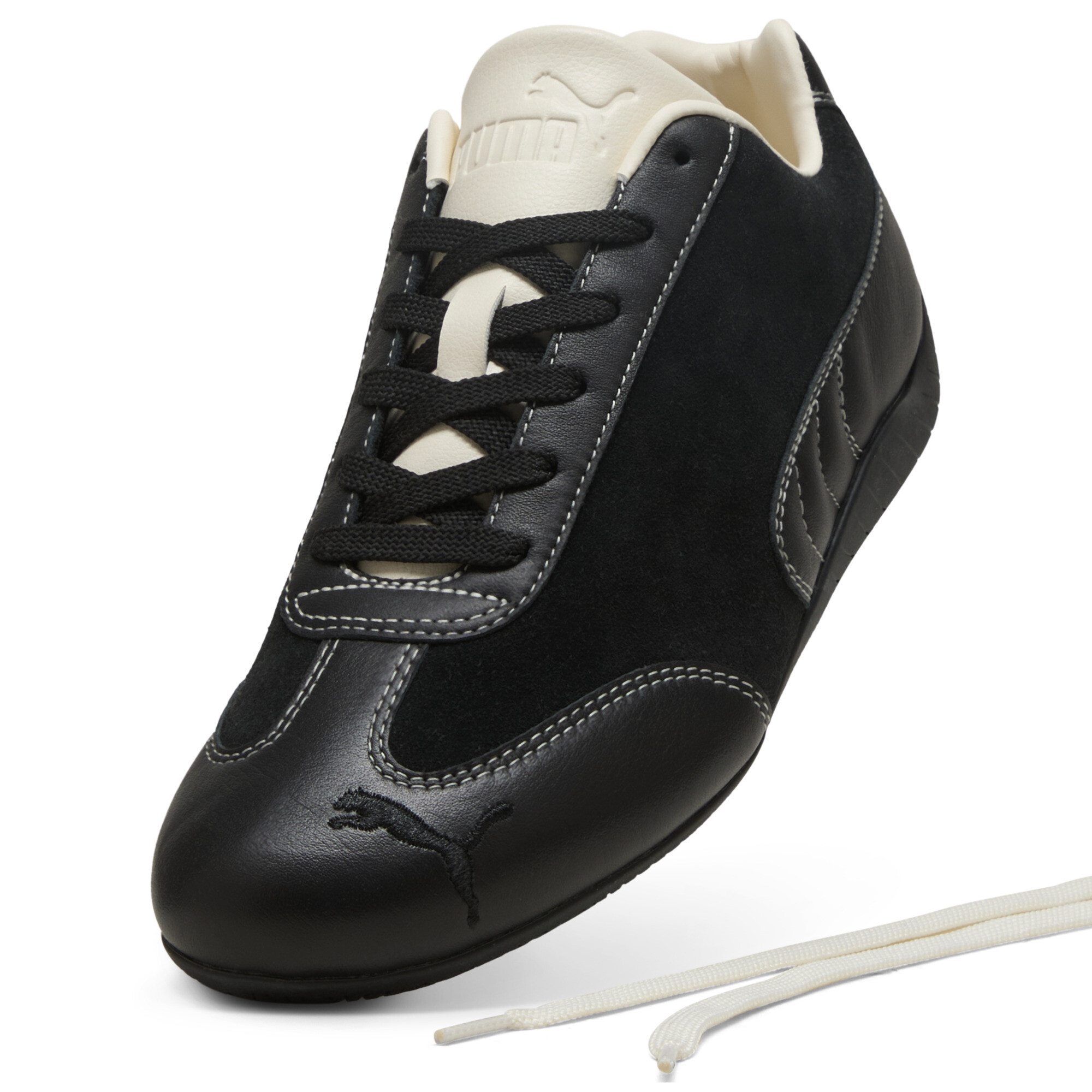 PUMA Speedcat Icons uniseks sneakers, Zwart, Maat 44 thumbnail 2