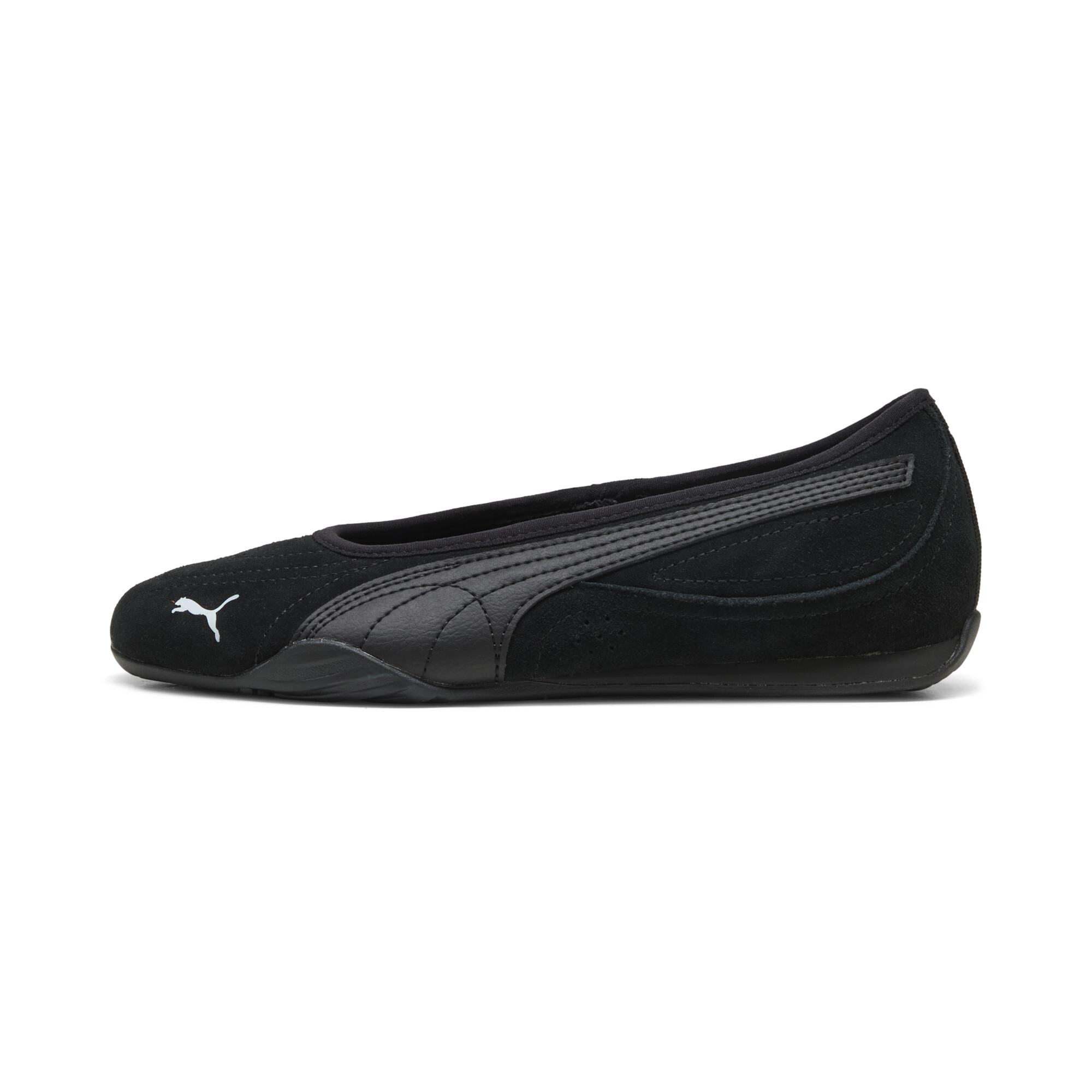PUMA Catch Soleil ballerina's voor Dames, Zwart/Wit, Maat 40