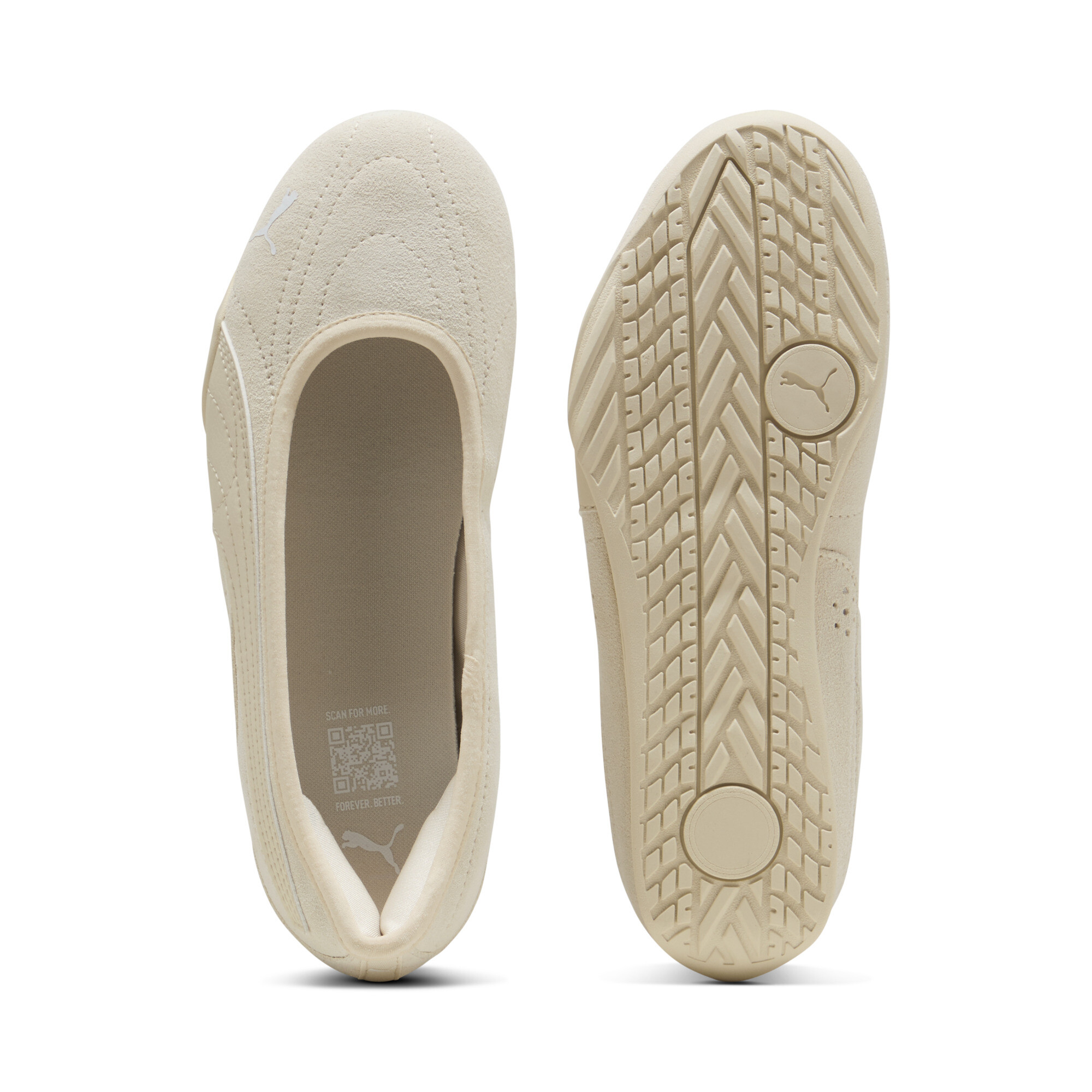 PUMA Catch Soleil ballerina's voor Dames, Wit, Maat 40 thumbnail 4