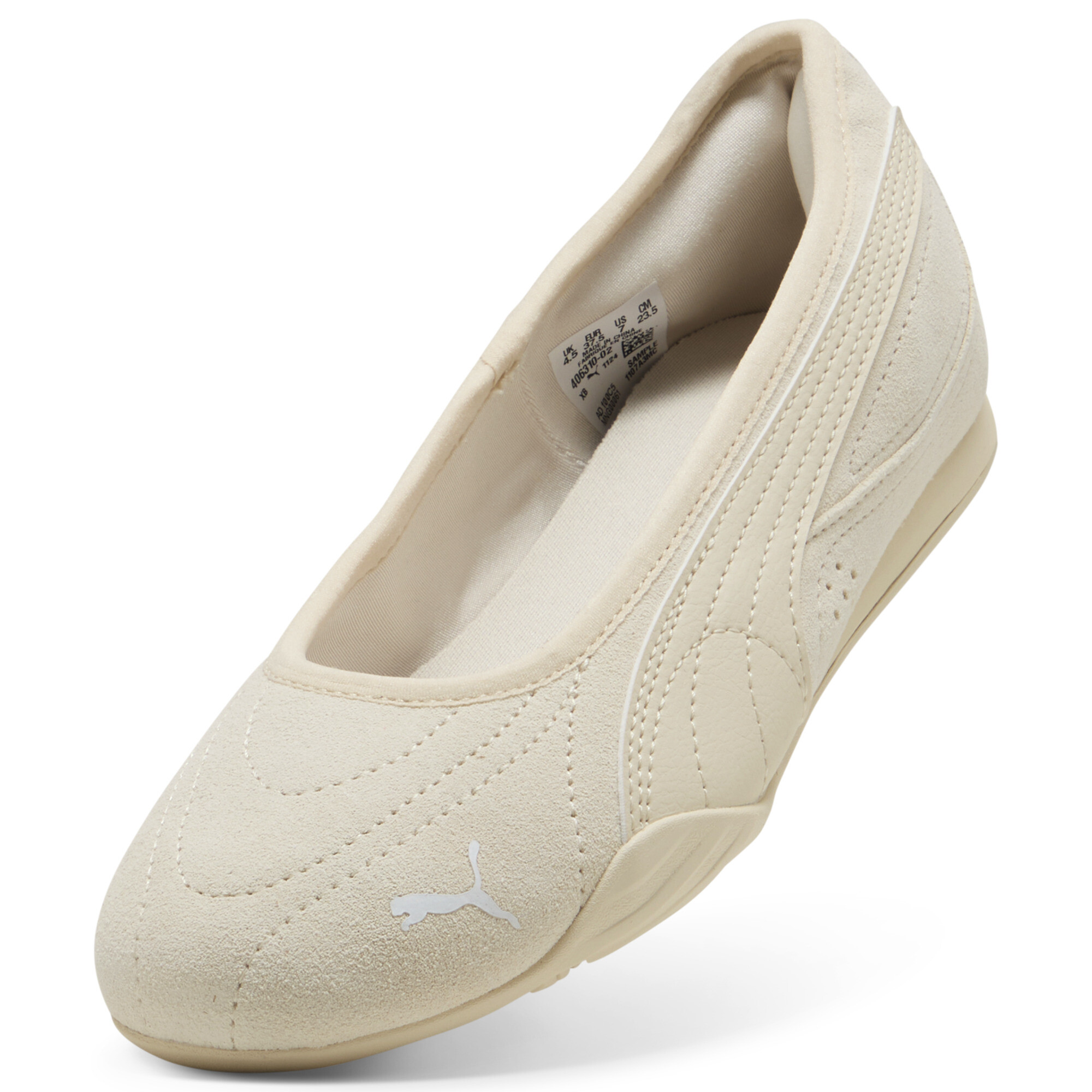 PUMA Catch Soleil ballerina's voor Dames, Wit, Maat 40 thumbnail 2
