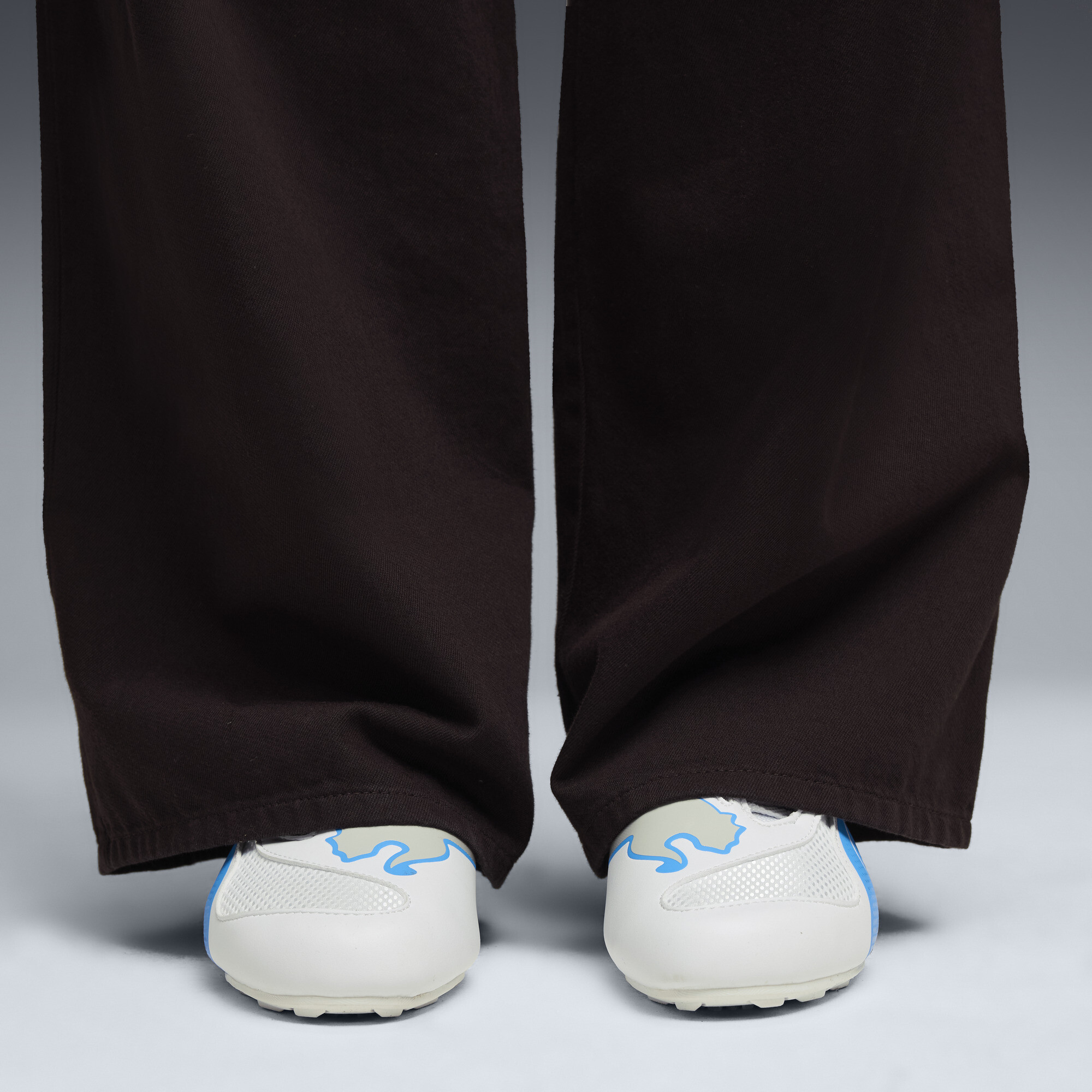 PUMA V-S1 Olympique Marseille uniseks sneakers, Blauw/Wit, Maat 42 thumbnail 8