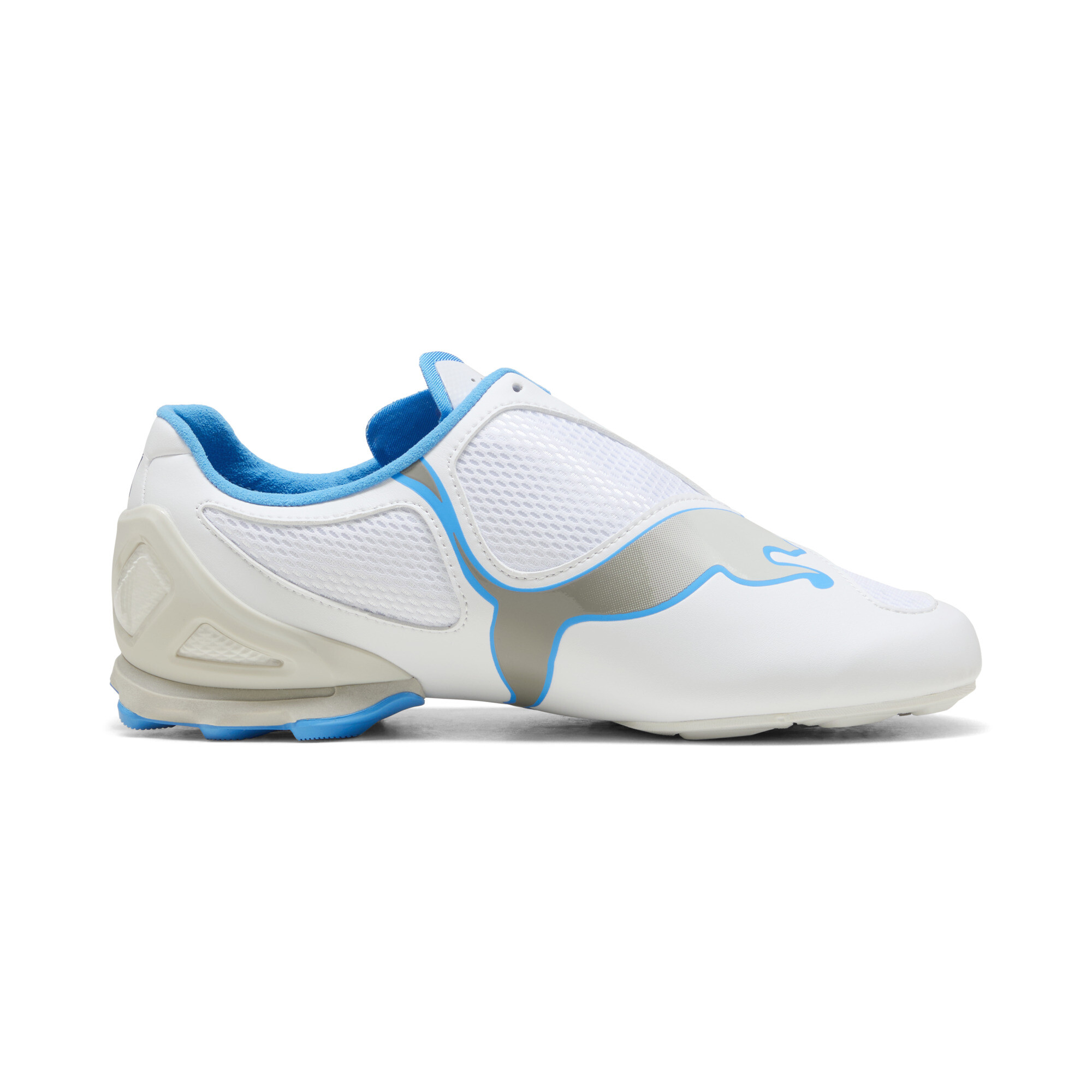 PUMA V-S1 Olympique Marseille uniseks sneakers, Blauw/Wit, Maat 42 thumbnail 3