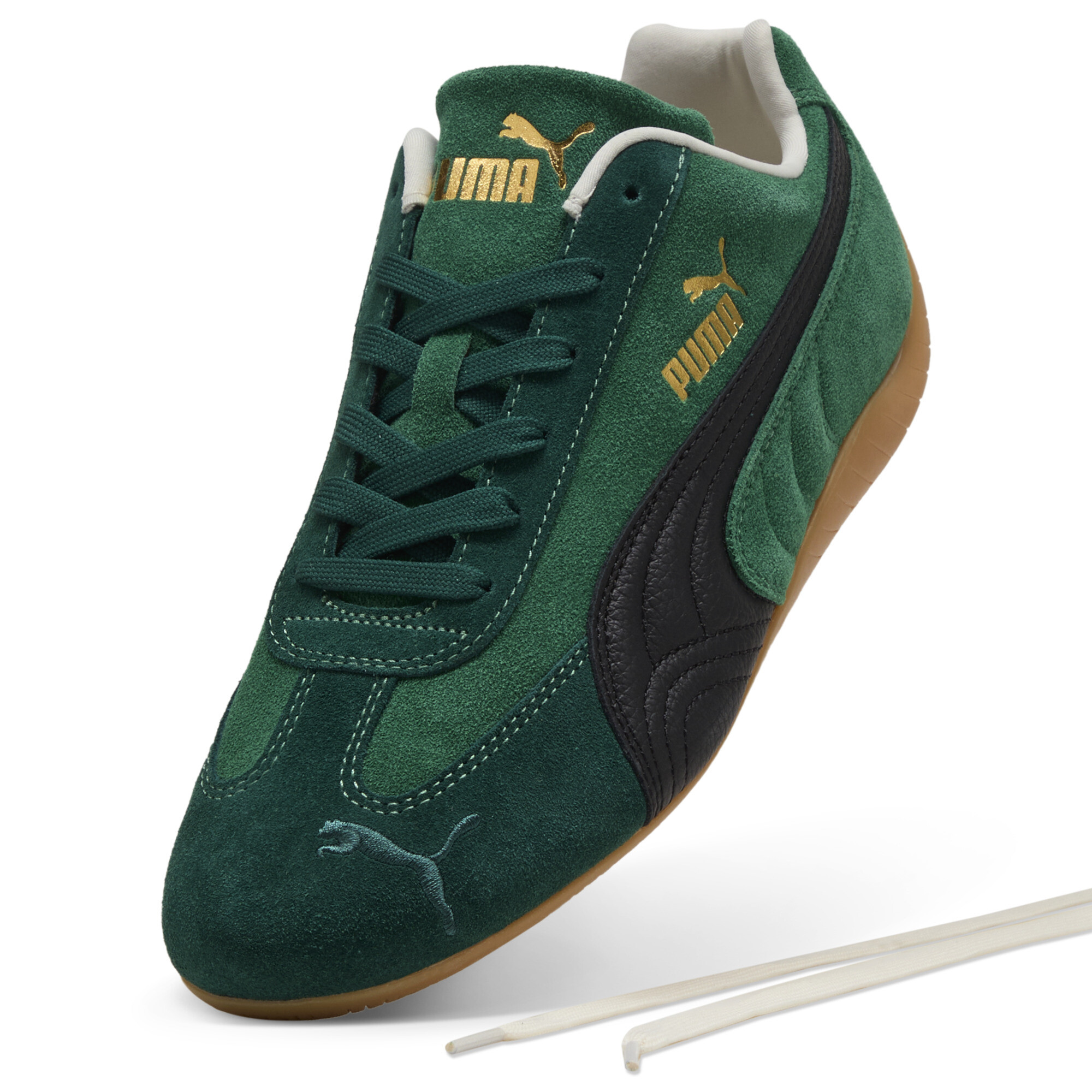 PUMA Speedcat sneakers uniseks, Zwart, Maat 44,5 thumbnail 2