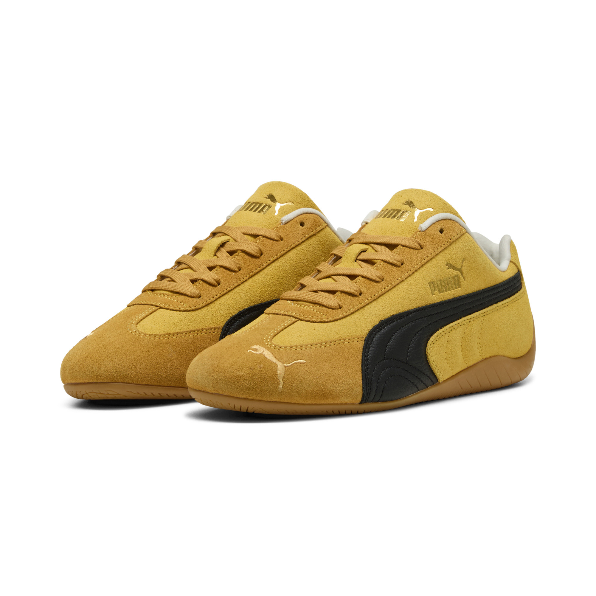 PUMA Speedcat sneakers uniseks, Zwart/Geel, Maat 46 thumbnail 6