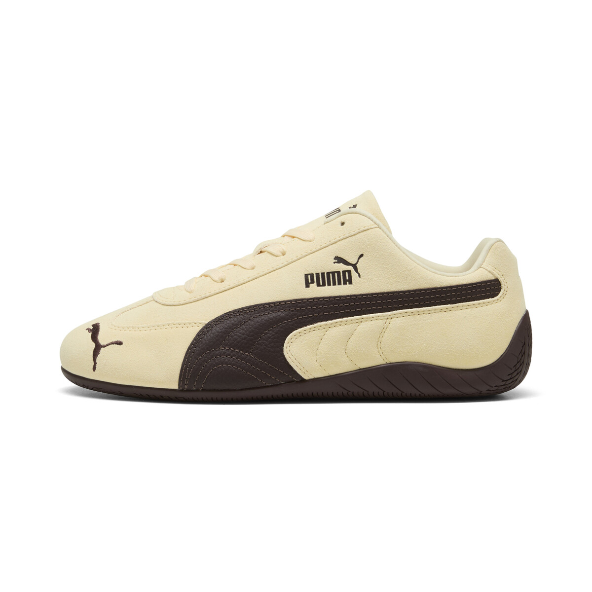 Speedcat Sneakers Unisex in Buttercream/Chocolate Fondue by PUMA, UK 9.5