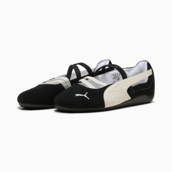 Speedcat Ballet Sneakers Women, PUMA Black-PUMA White-Warm White, large-ZAF