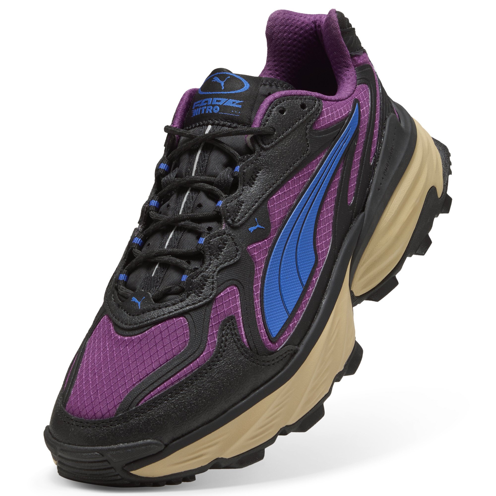 PUMA Fade Ripstop uniseks trailsneakers, Blauw/Zwart, Maat 43 thumbnail 2