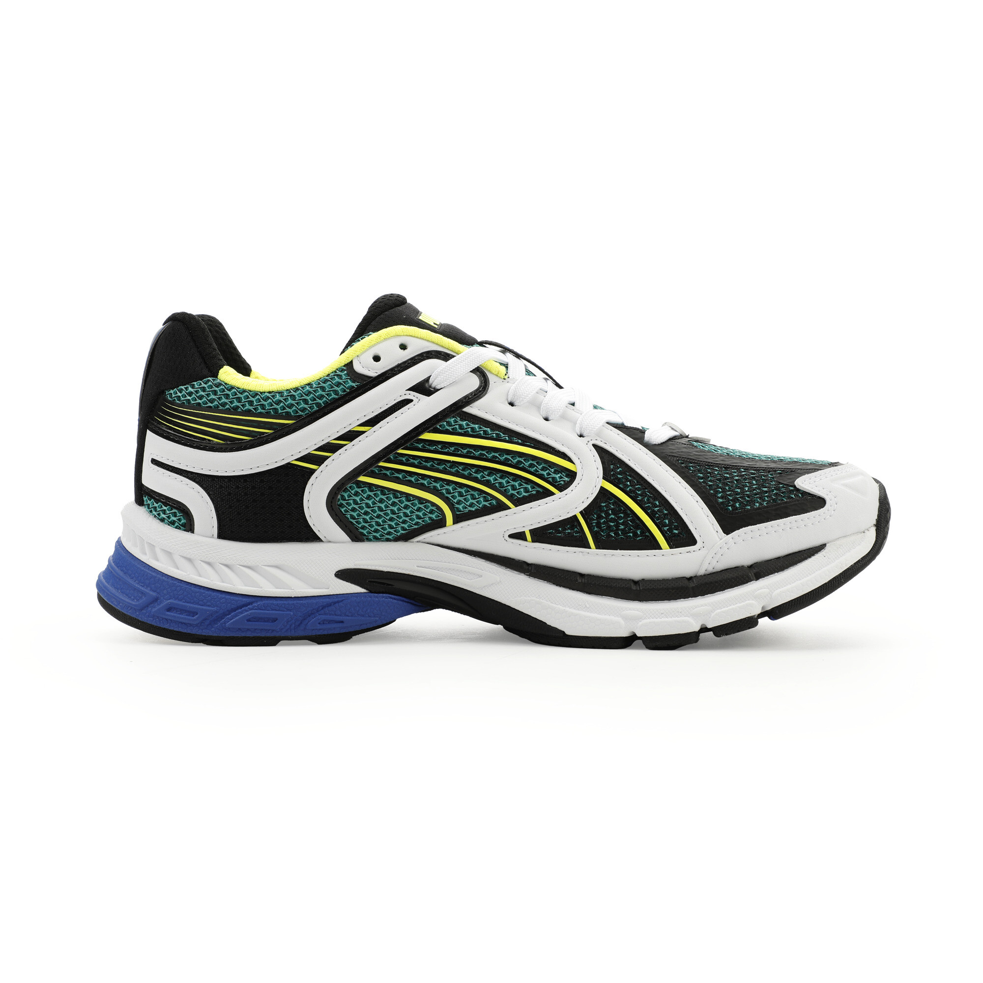 PUMA SkyJet uniseks sneakers, Groen/Zwart/Wit, Maat 35,5 thumbnail 3