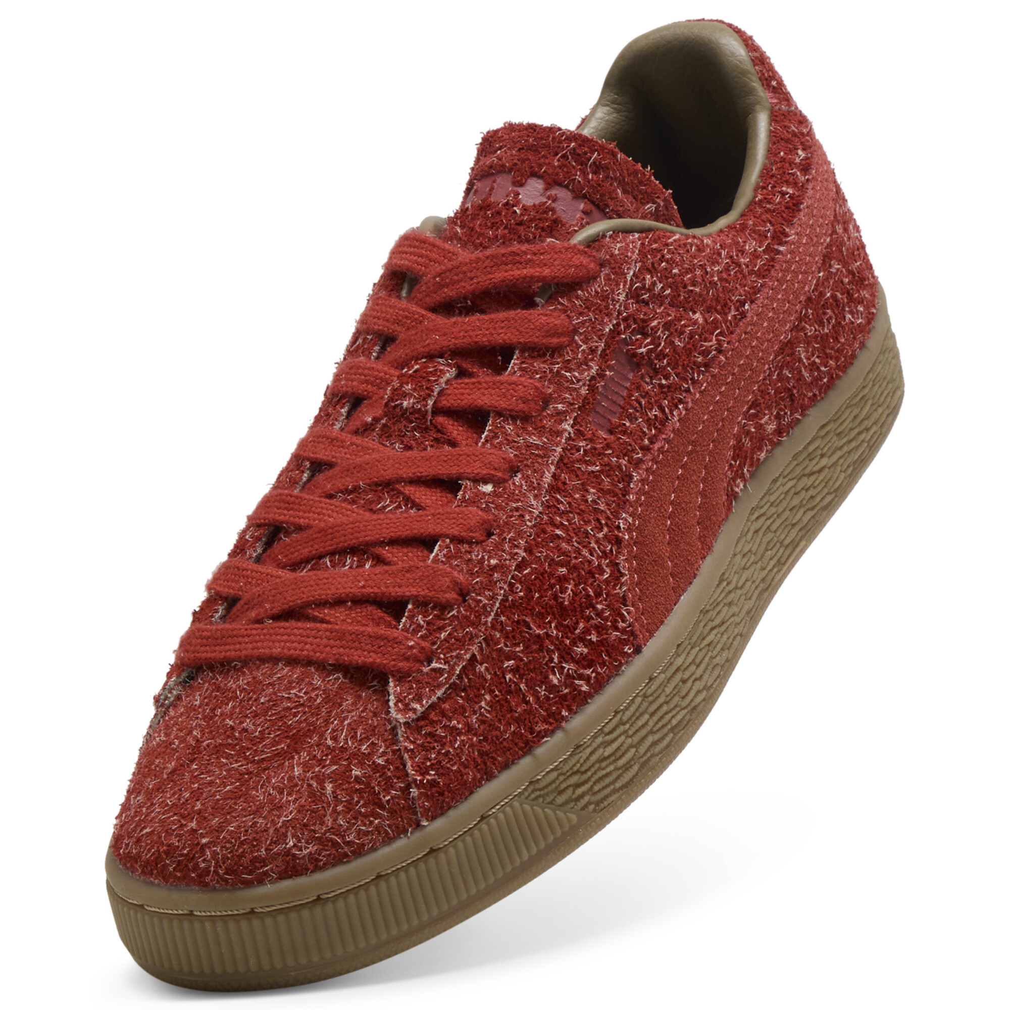 PUMA x DANIËLLE CATHARI Suede Fuzzy sneakers Uniseks, Rood, Maat 40,5 thumbnail 2